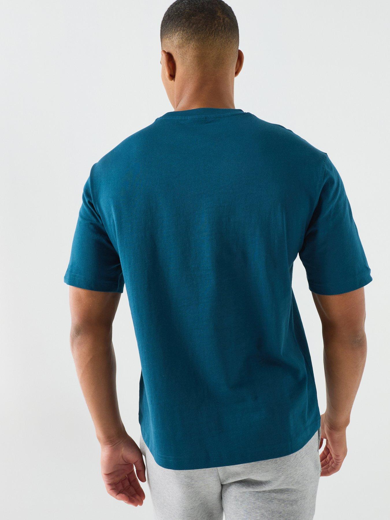 Image 2 of 5 of Puma Mens Essential Boxy T-Shirt - Blue