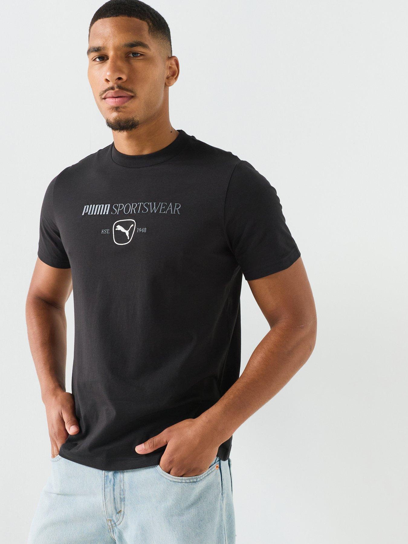 Image 1 of 6 of Puma Mens Class Graphic T-Shirt - Black