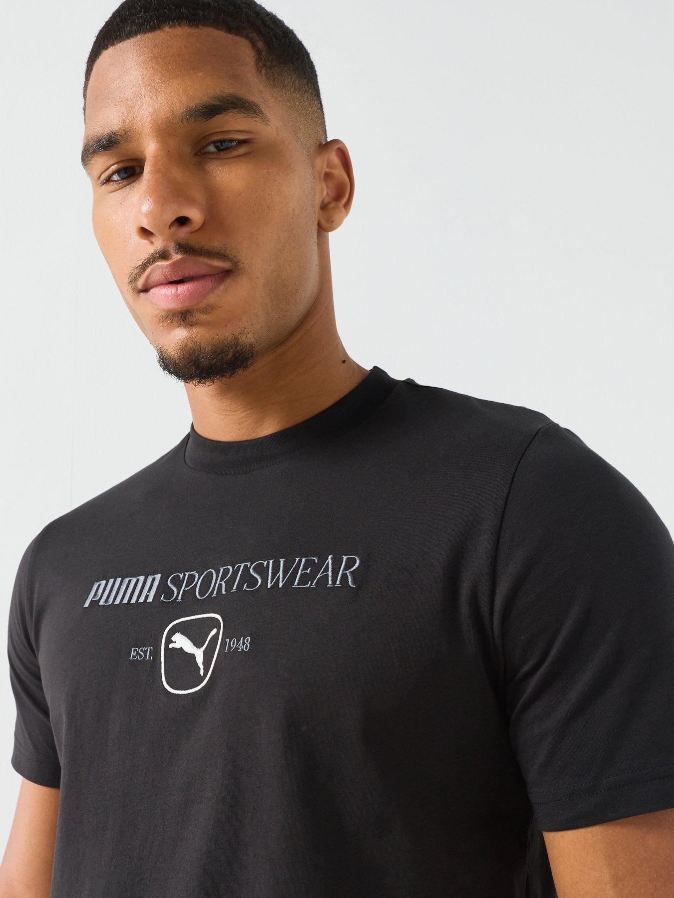 Image 4 of 6 of Puma Mens Class Graphic T-Shirt - Black