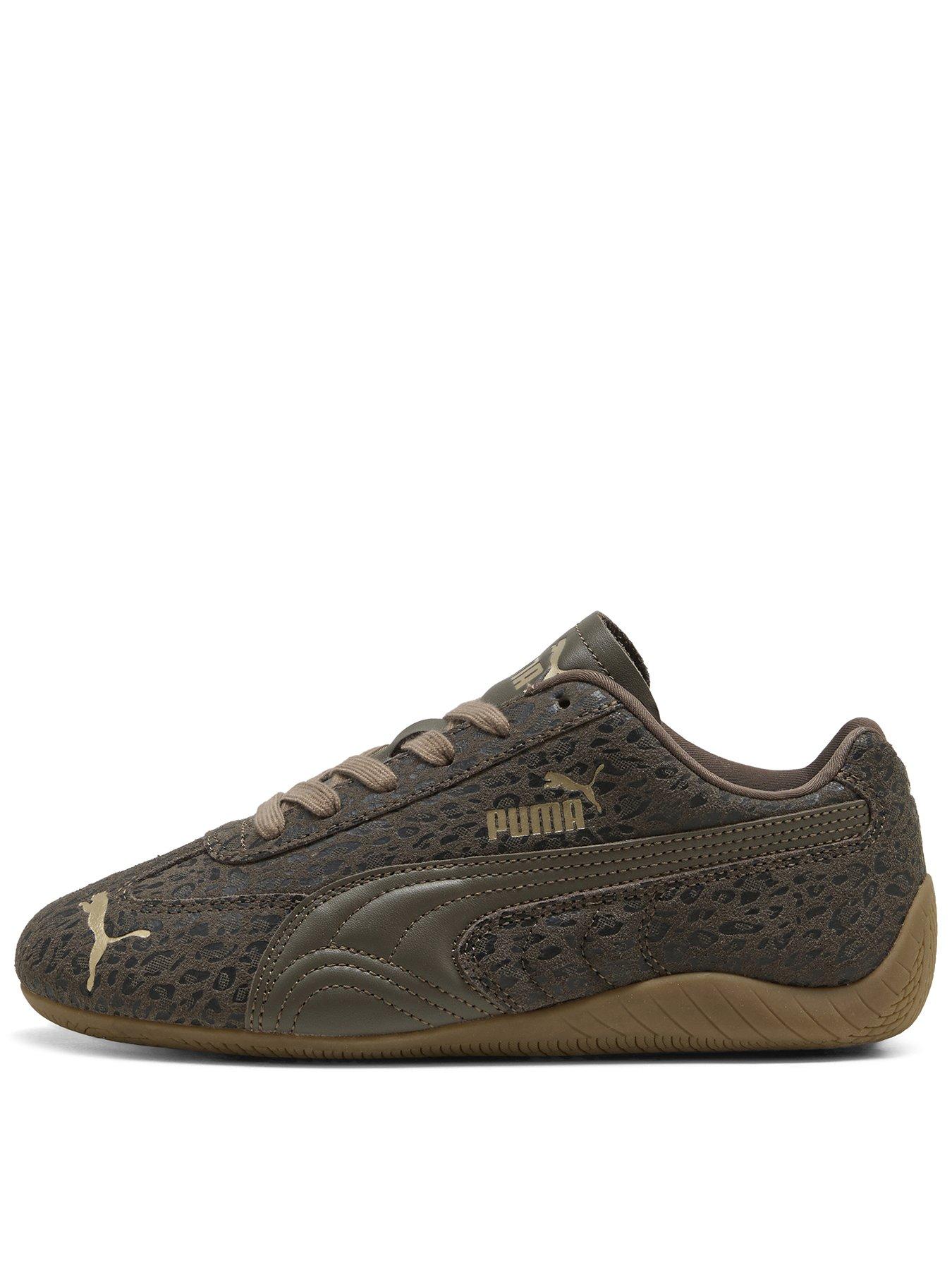 Puma Womens Speedcat LD Leo Trainers - Brown