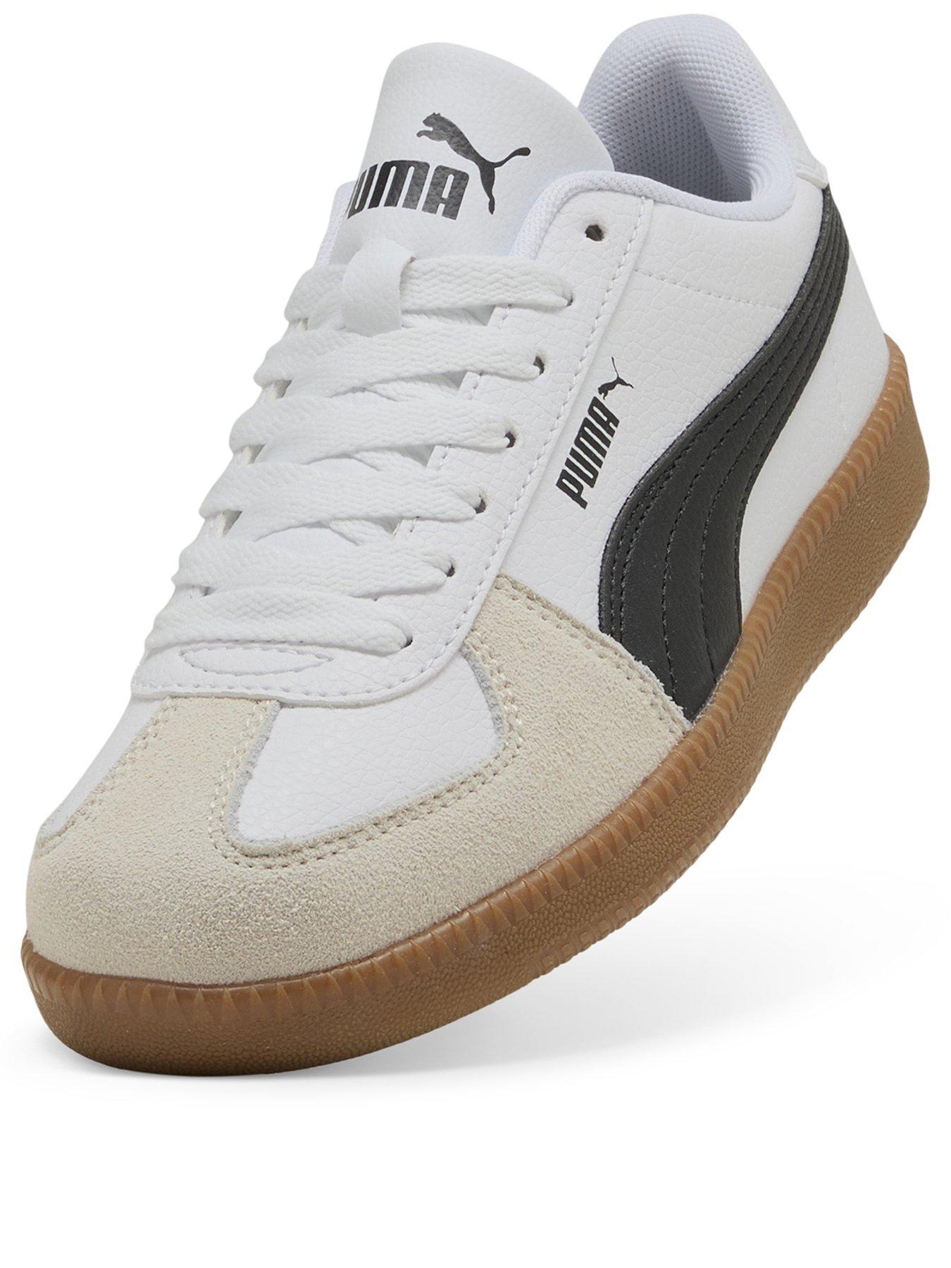 Image 2 of 6 of Puma Junior Boys Club Trainers &nbsp;- White