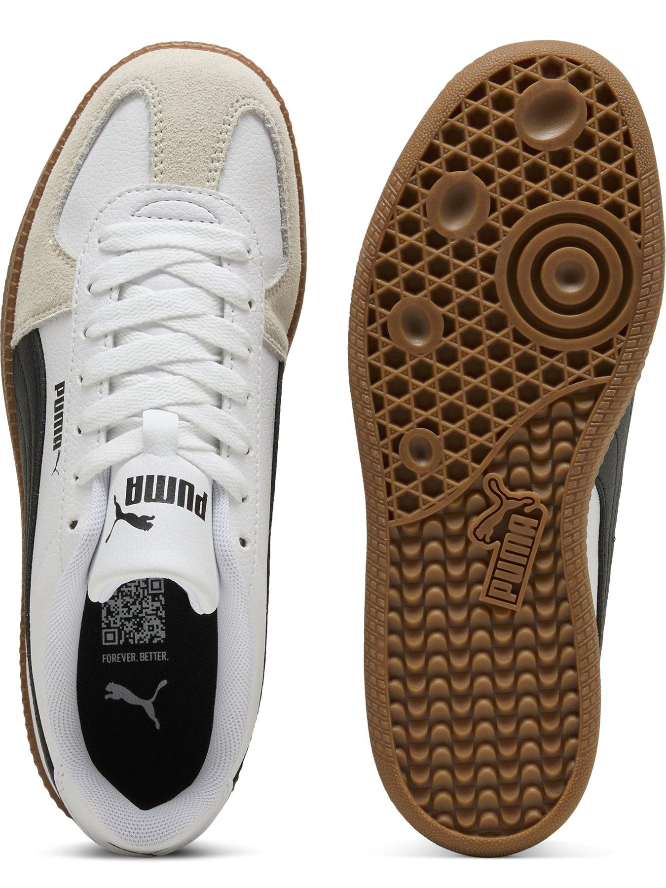 Image 4 of 6 of Puma Junior Boys Club Trainers &nbsp;- White