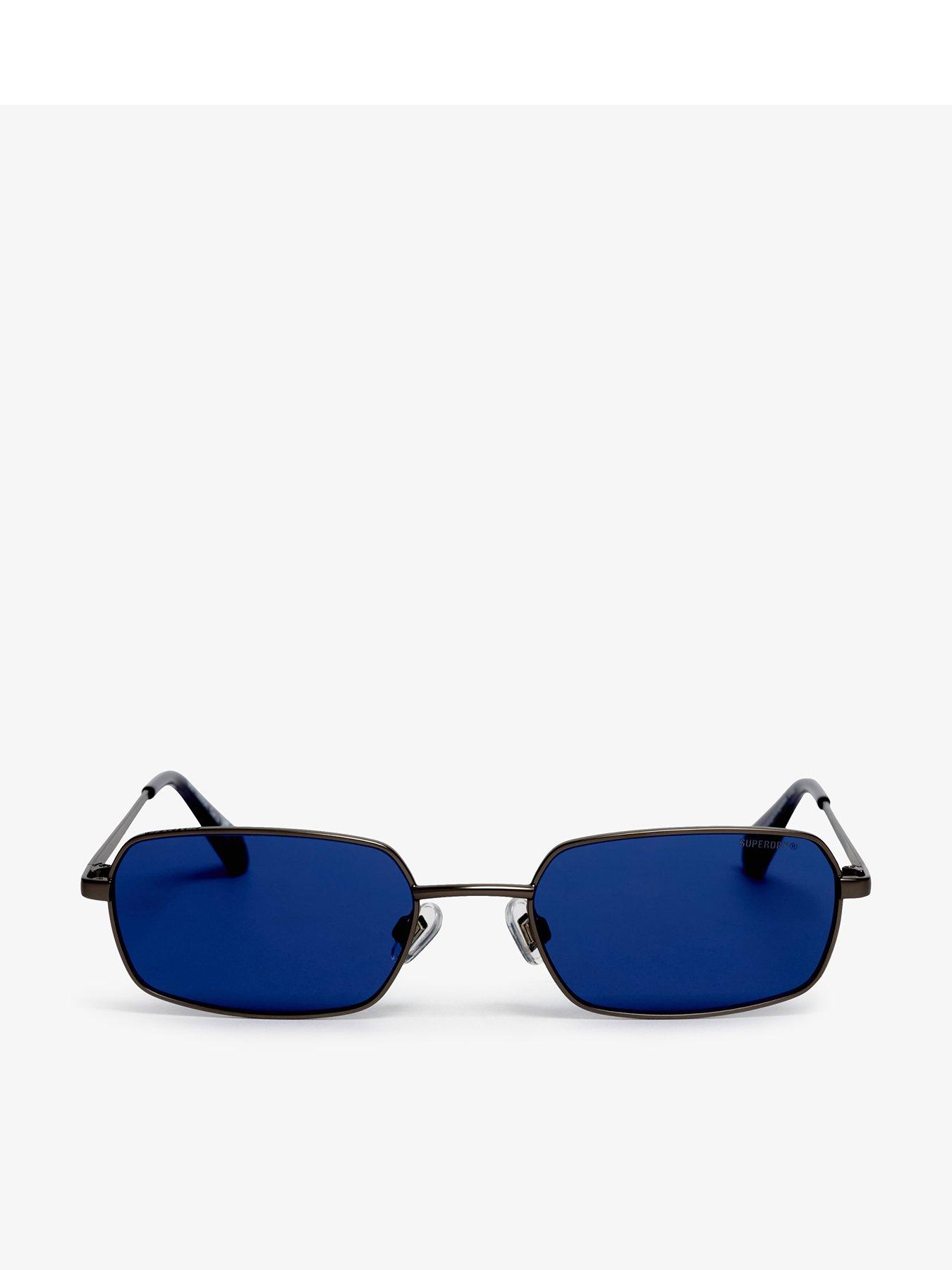 Superdry Metal Rectangle Sunglasses - Blue