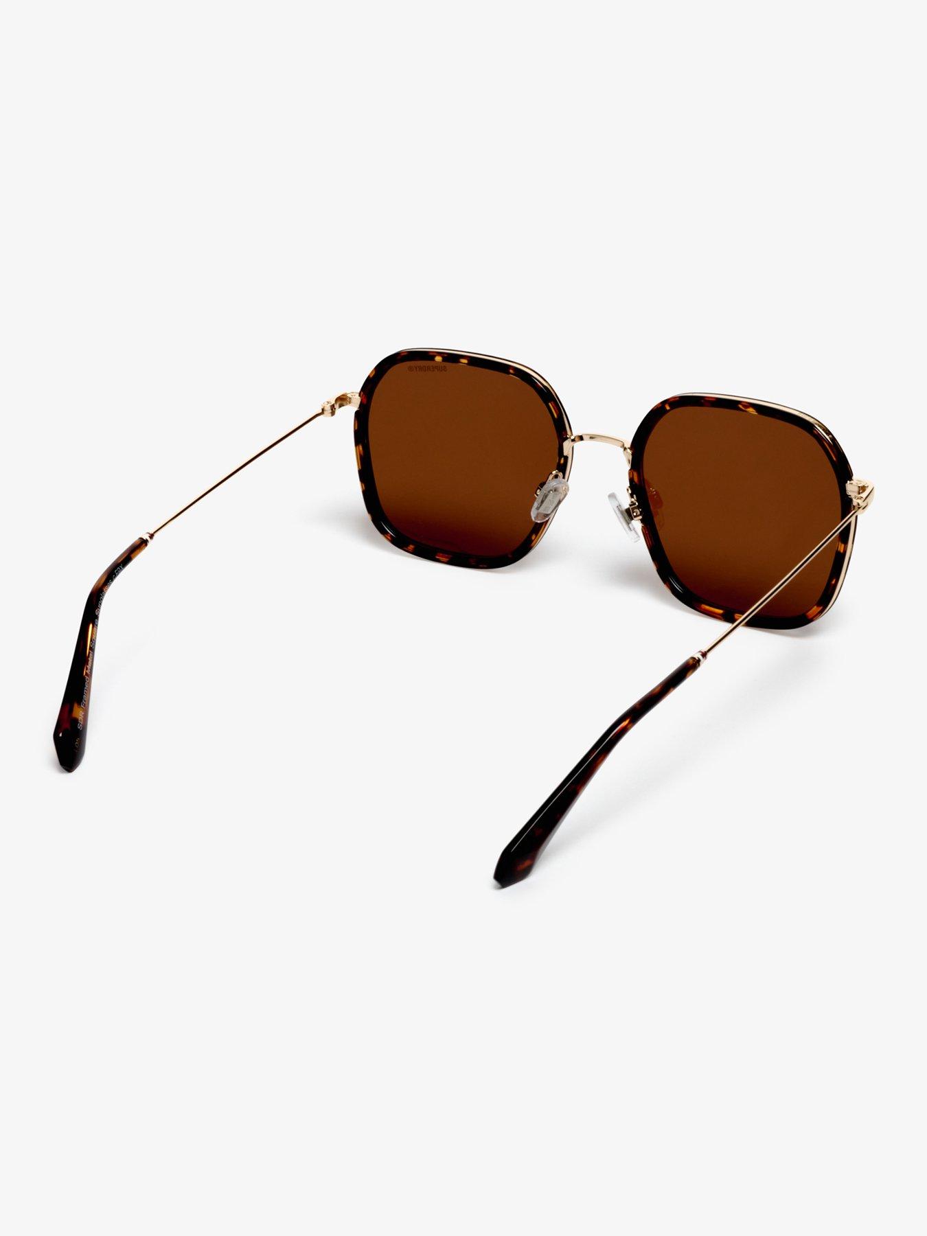 Image 3 of 6 of Superdry Framed Metal Square Sunglasses - Brown