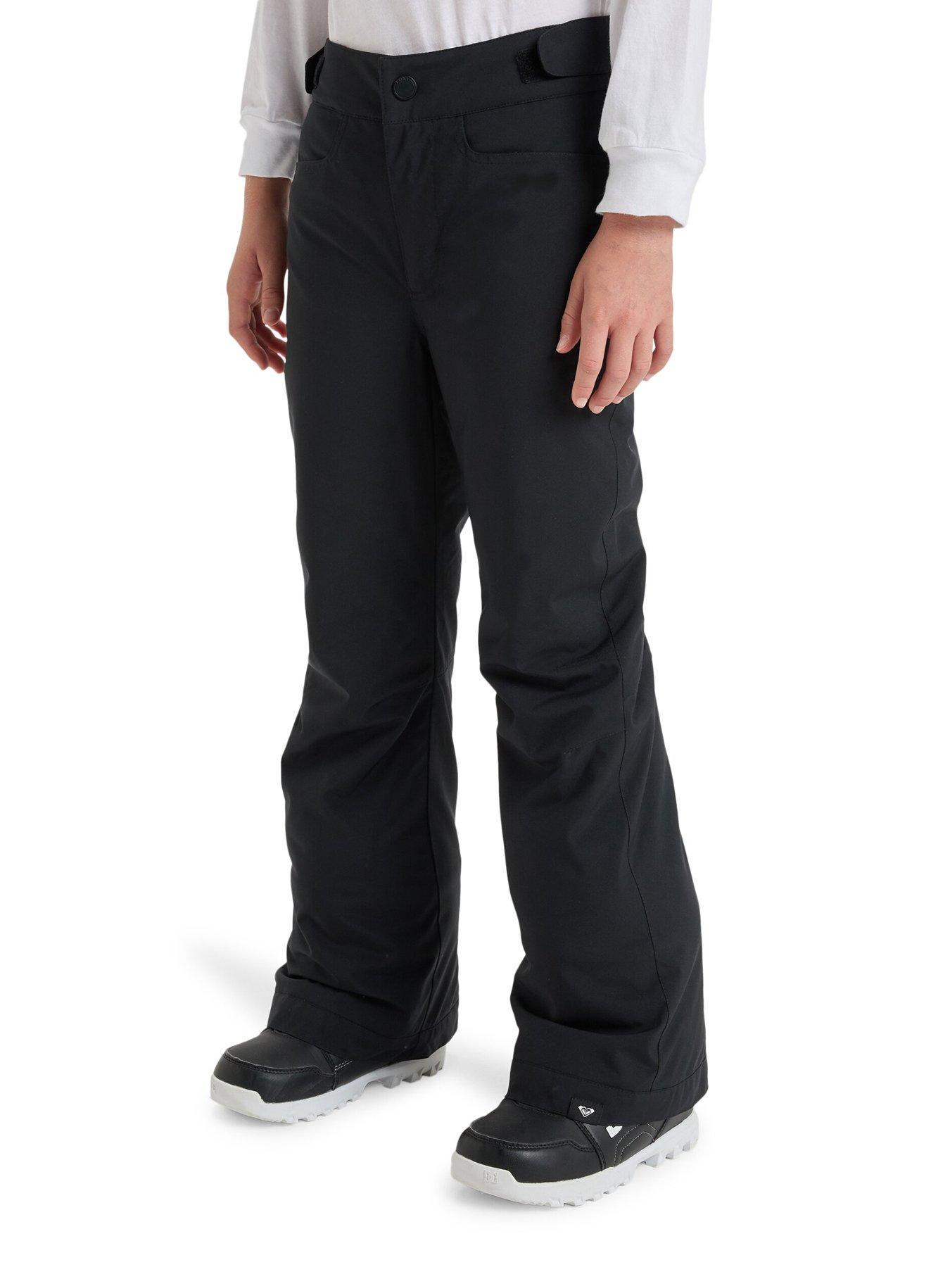 Image 1 of 6 of Roxy Junior Girls Backyard Girl Ski Salopettes - Black