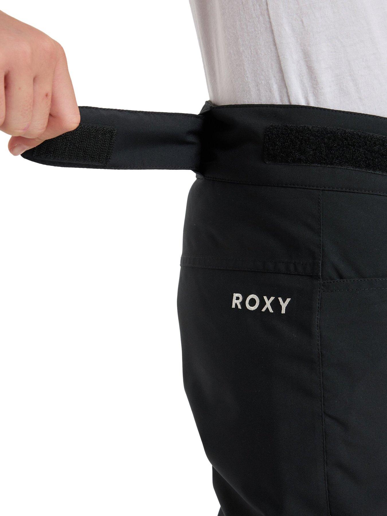 Image 6 of 6 of Roxy Junior Girls Backyard Girl Ski Salopettes - Black