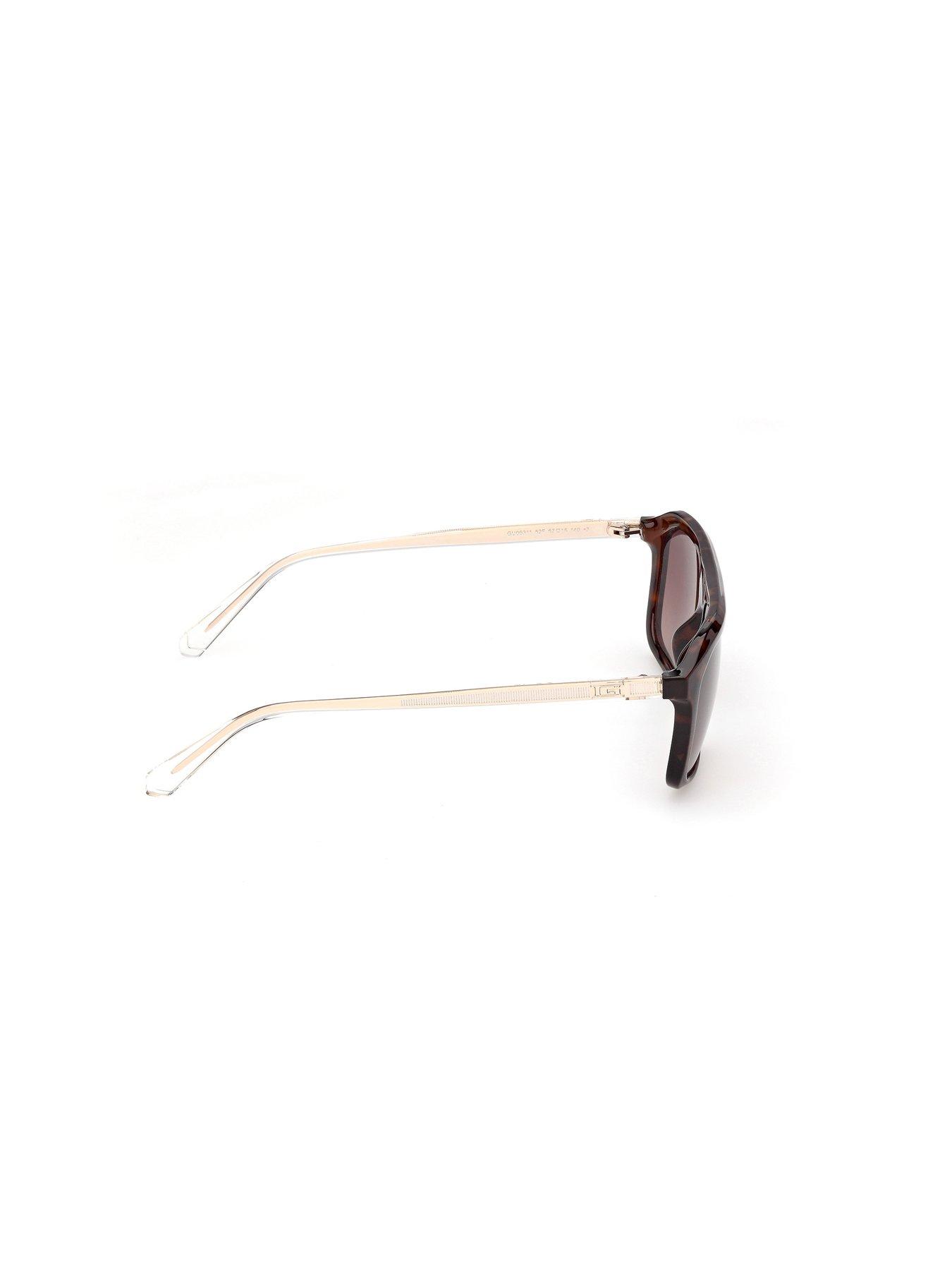 Image 4 of 6 of Guess Rectangular Sunglasses - Brown