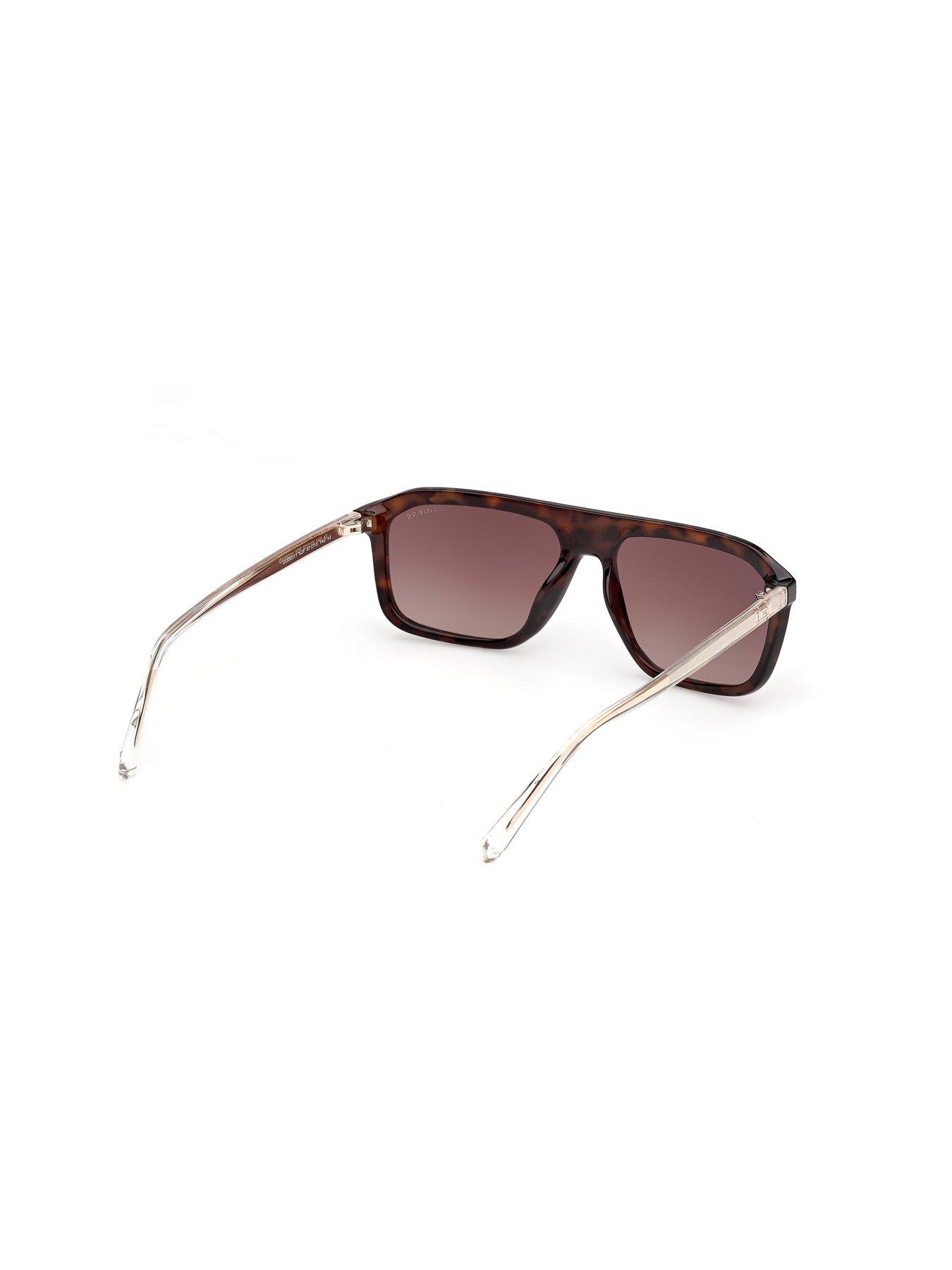 Image 5 of 6 of Guess Rectangular Sunglasses - Brown