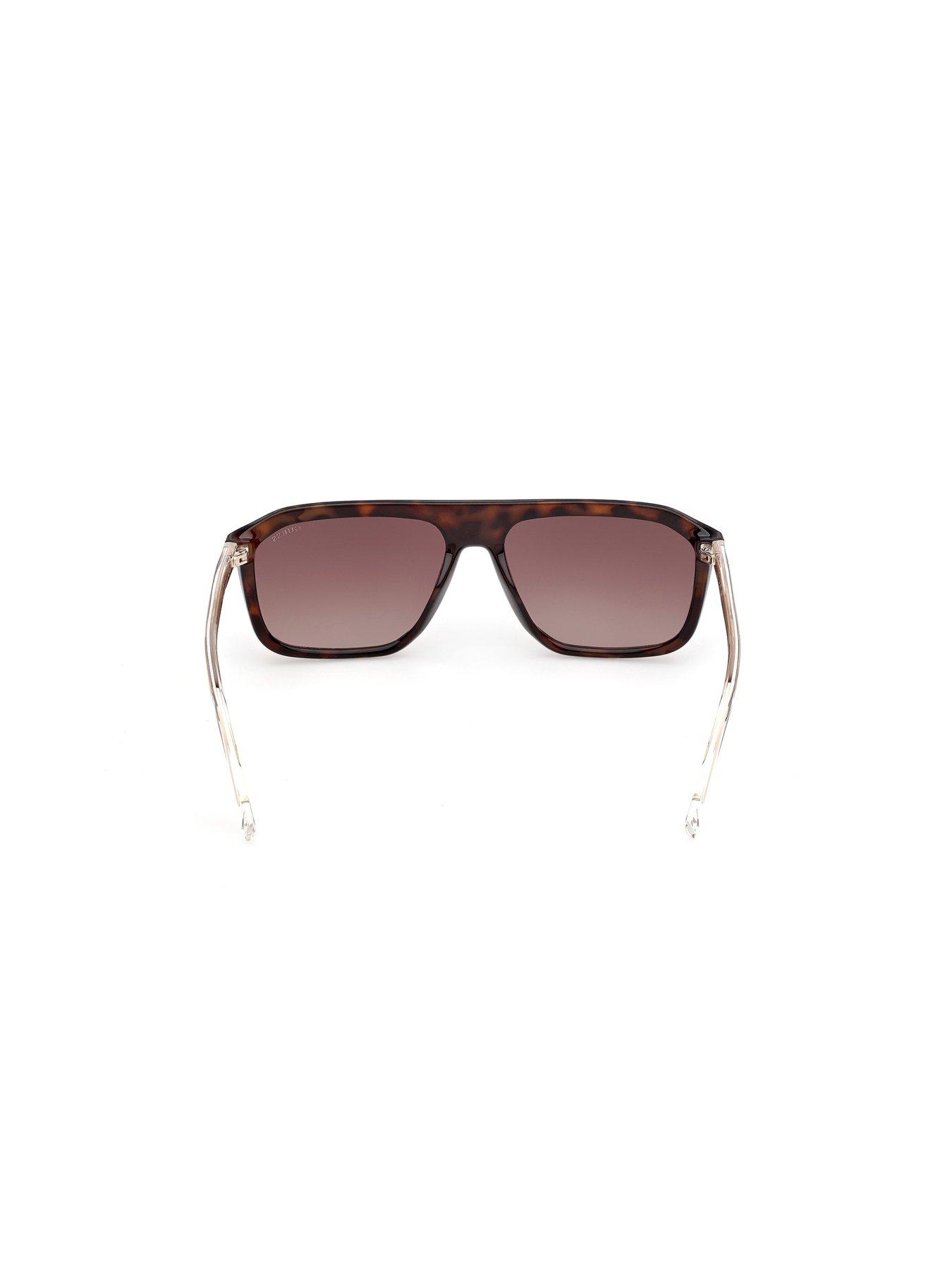 Image 6 of 6 of Guess Rectangular Sunglasses - Brown
