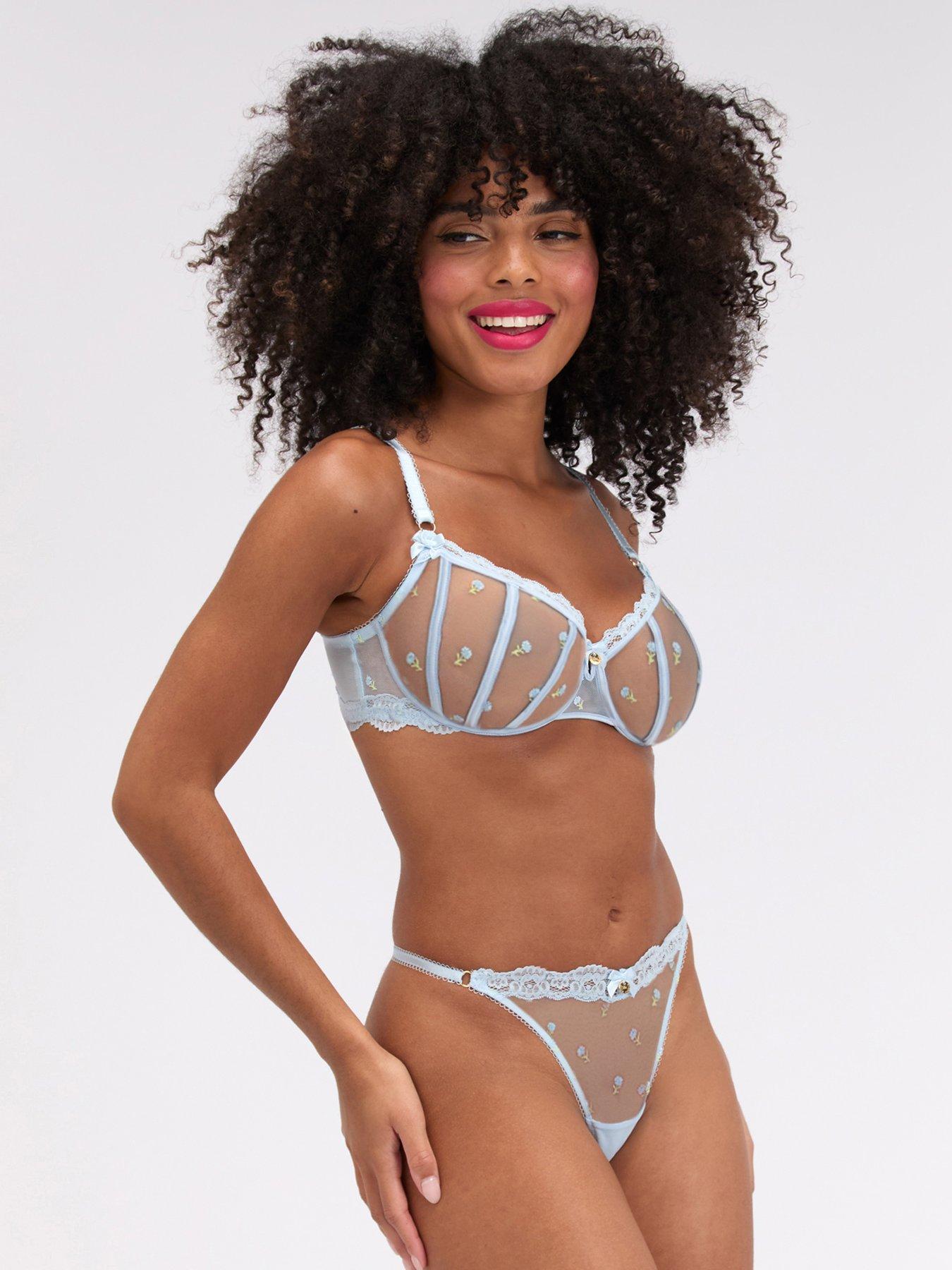 Image 3 of 5 of Boux Avenue Elilah Thong - Light Blue