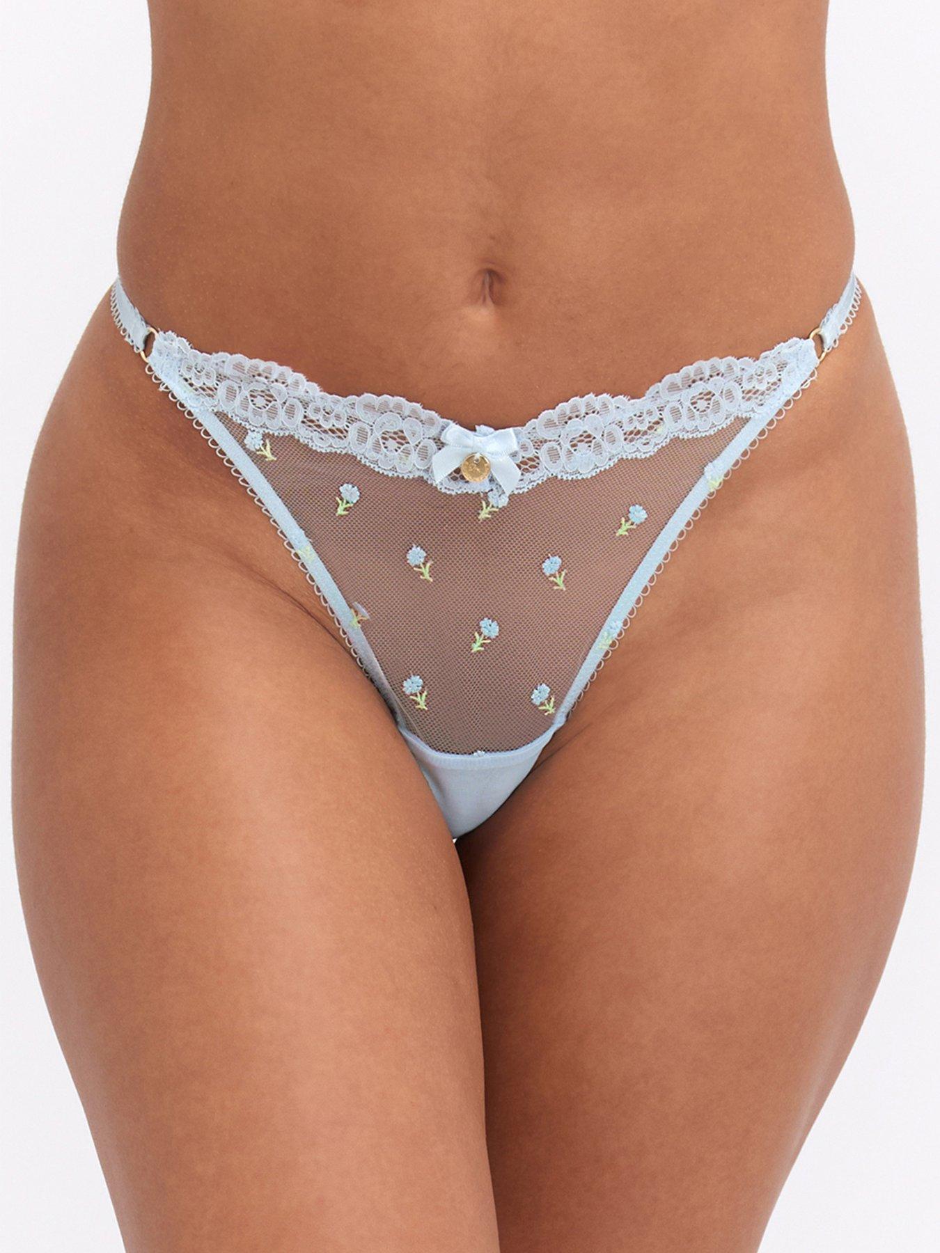 Image 4 of 5 of Boux Avenue Elilah Thong - Light Blue