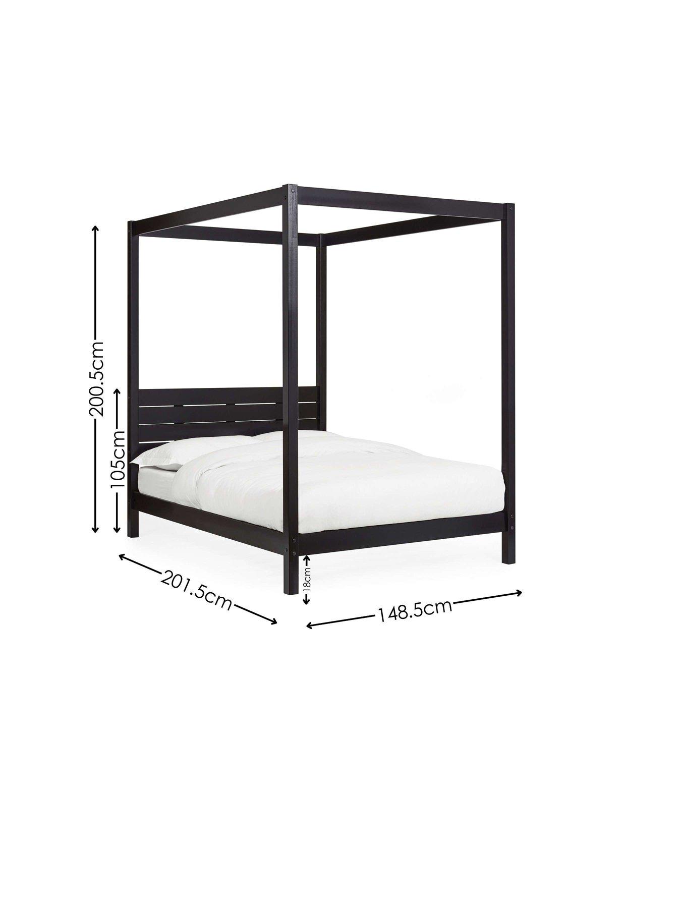 Image 6 of 6 of Julian Bowen Roxanne&nbsp;Canopy Bed