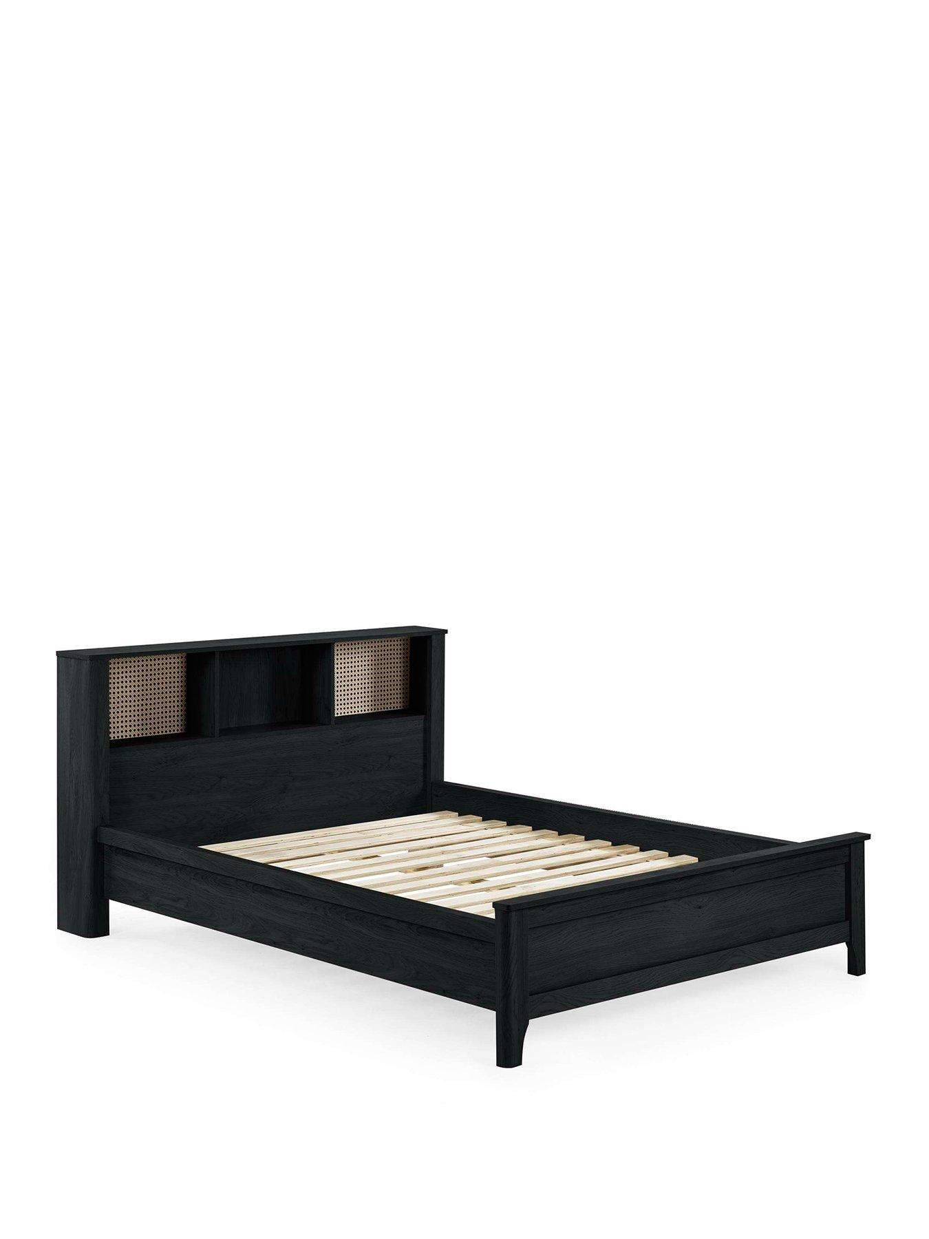 Image 2 of 6 of Julian Bowen Sydney&nbsp;Bed Rattan Effect - Black Ash