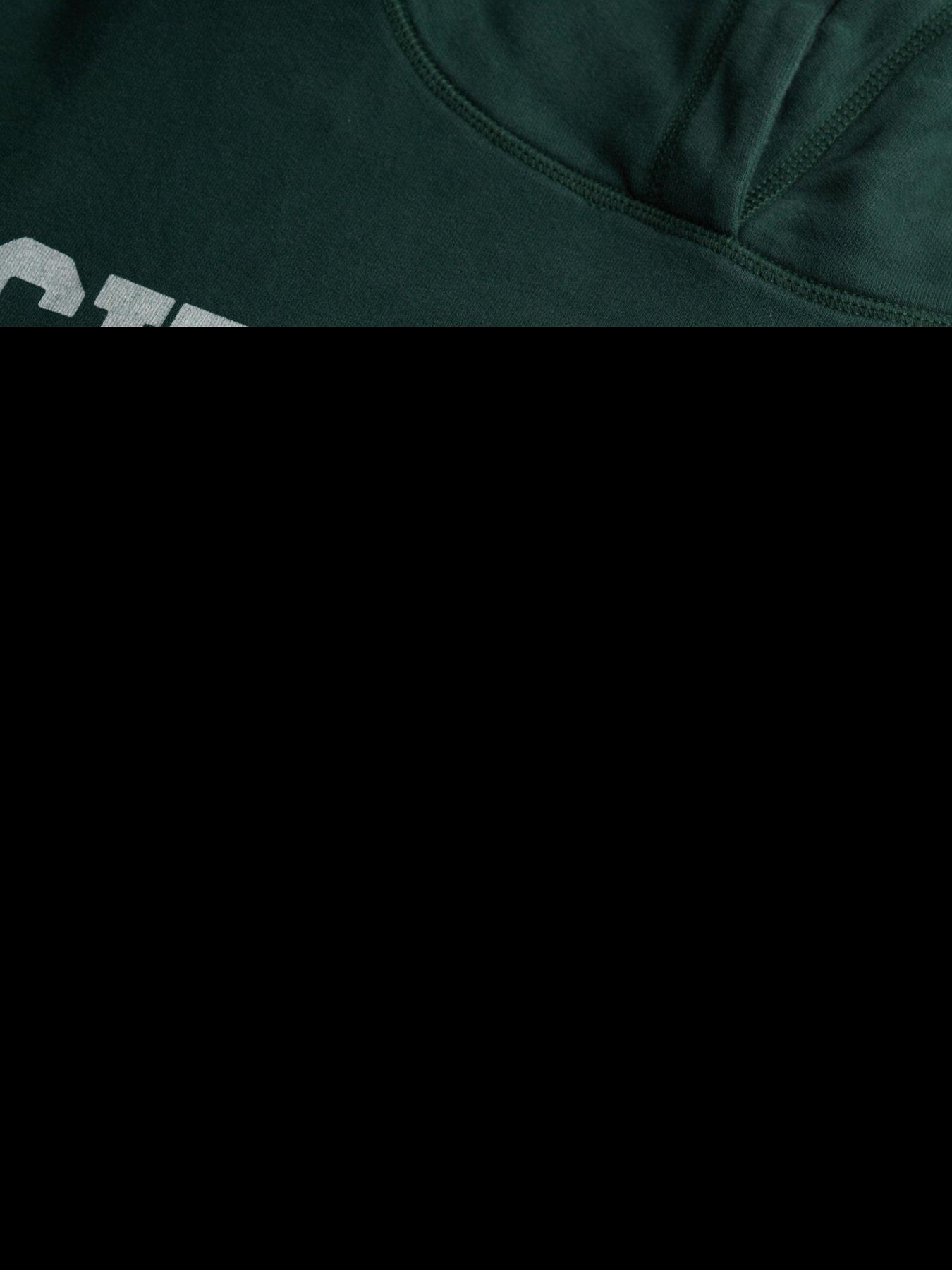 Image 6 of 6 of Superdry Athletic Essentials Relaxed Hoodie - Green