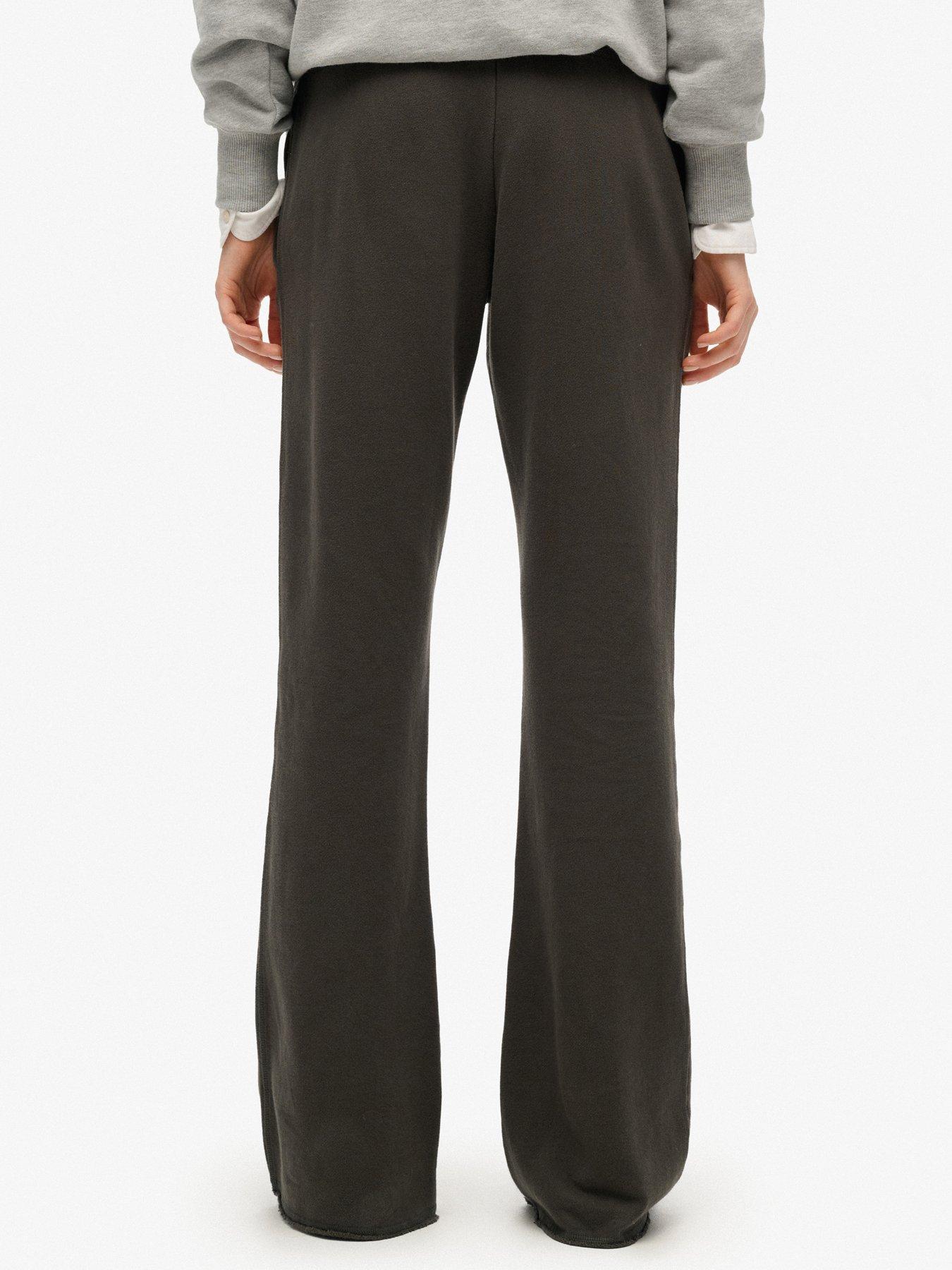 Image 2 of 6 of Superdry Athletic Essentials Low Rise Flare Joggers - Grey
