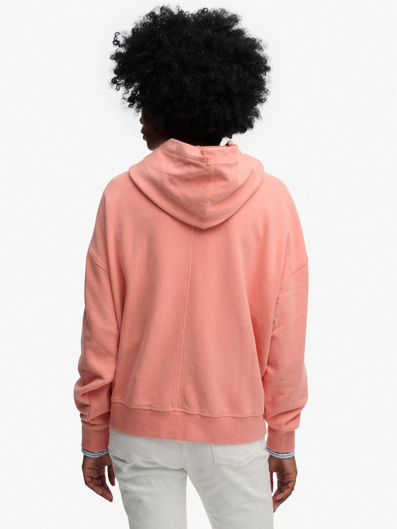 Image 2 of 5 of Superdry Studios Relaxed Hoodie - Pink