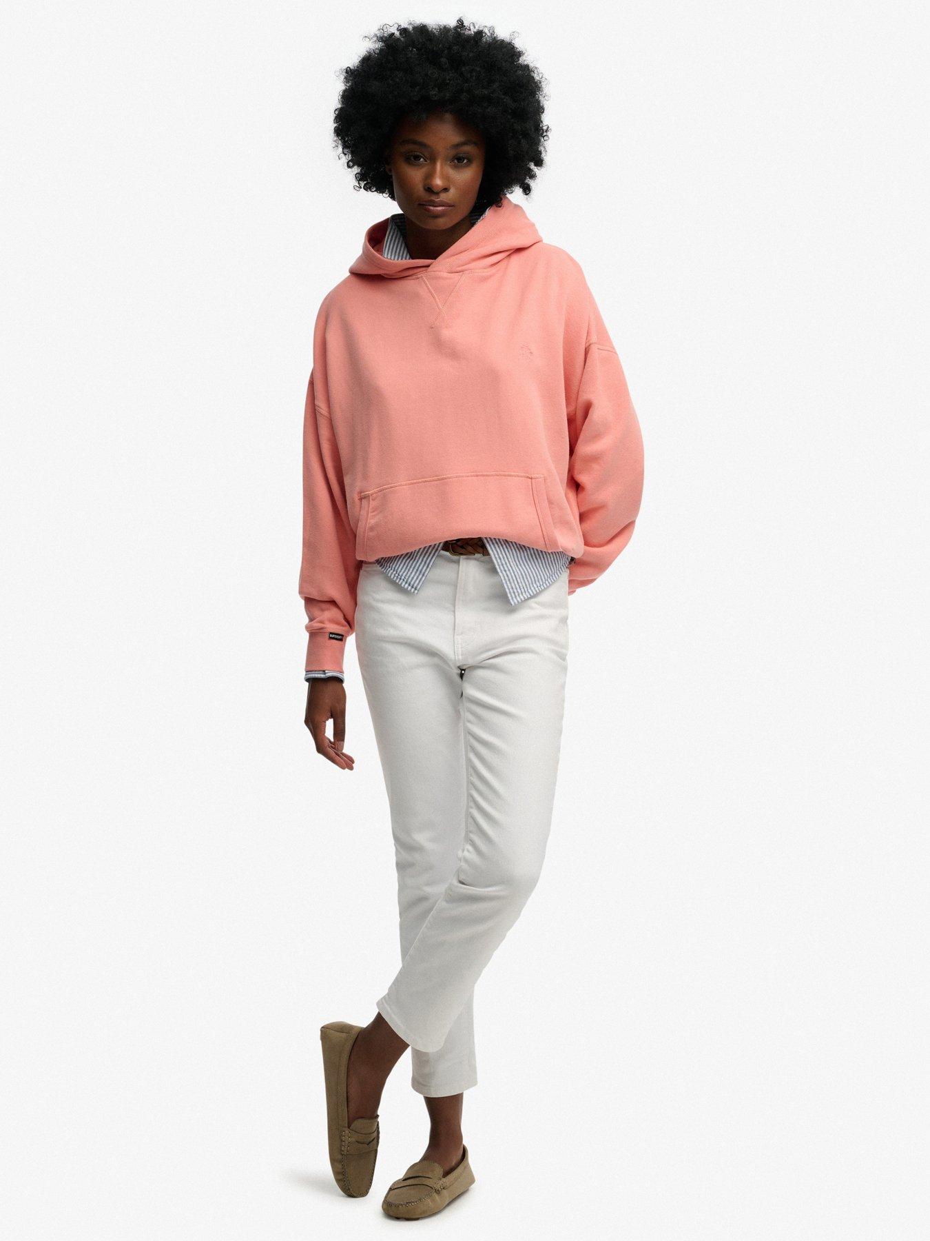 Image 3 of 5 of Superdry Studios Relaxed Hoodie - Pink