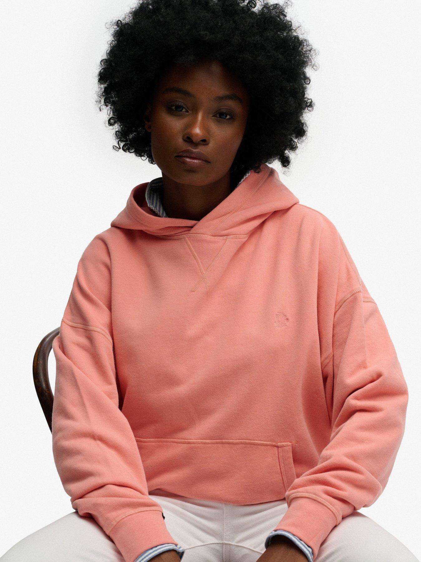 Image 4 of 5 of Superdry Studios Relaxed Hoodie - Pink