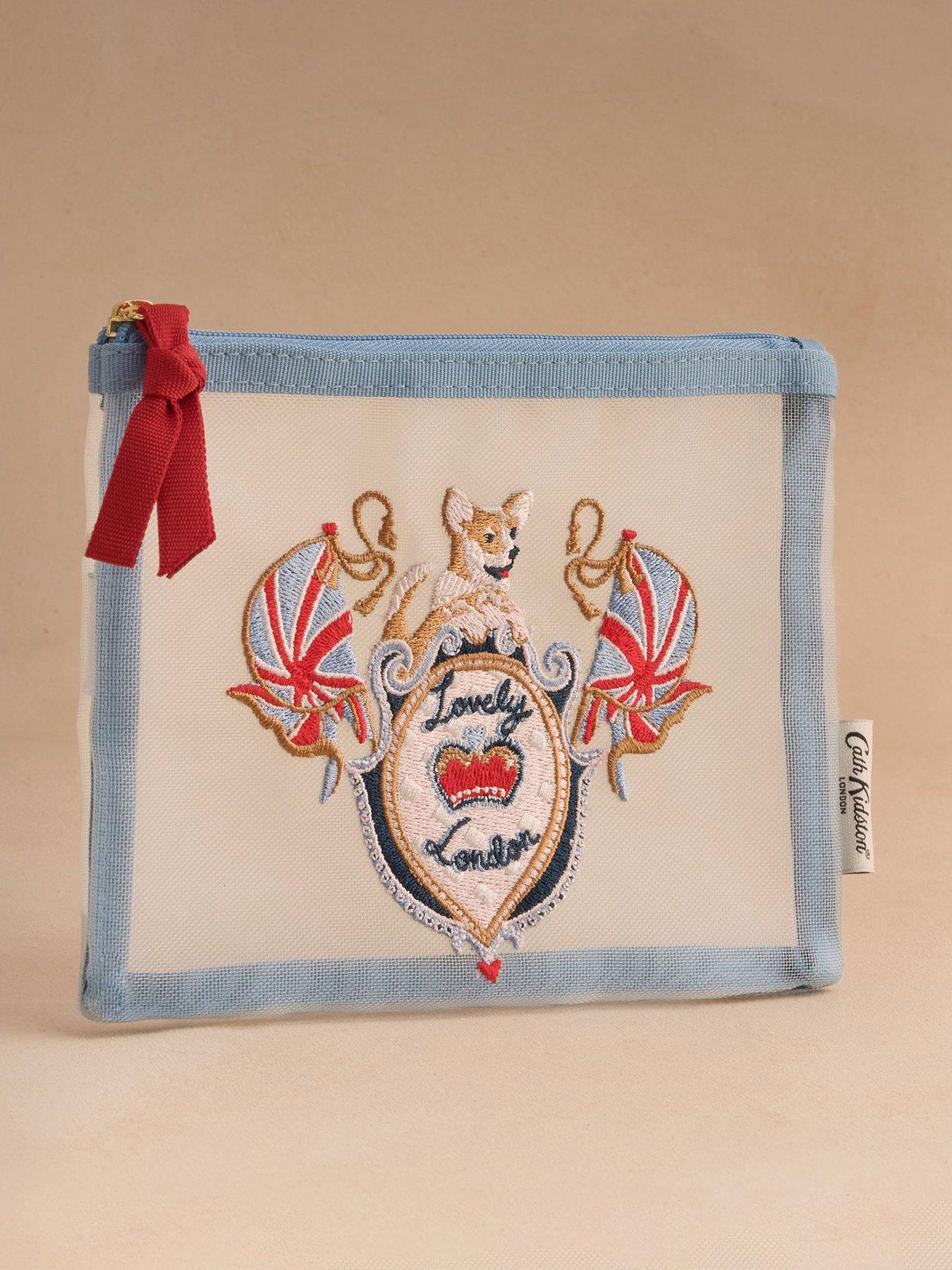 Cath Kidston London Print Mesh Pouch - Blue