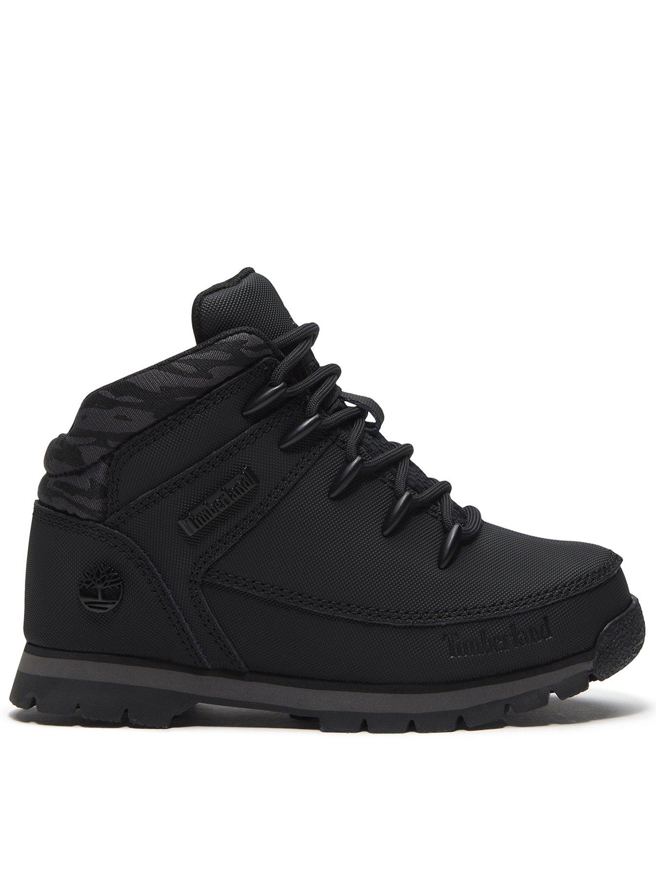 Timberland EURO SPRINT MID LACE UP BOOT BLACK MESH W MD GREY