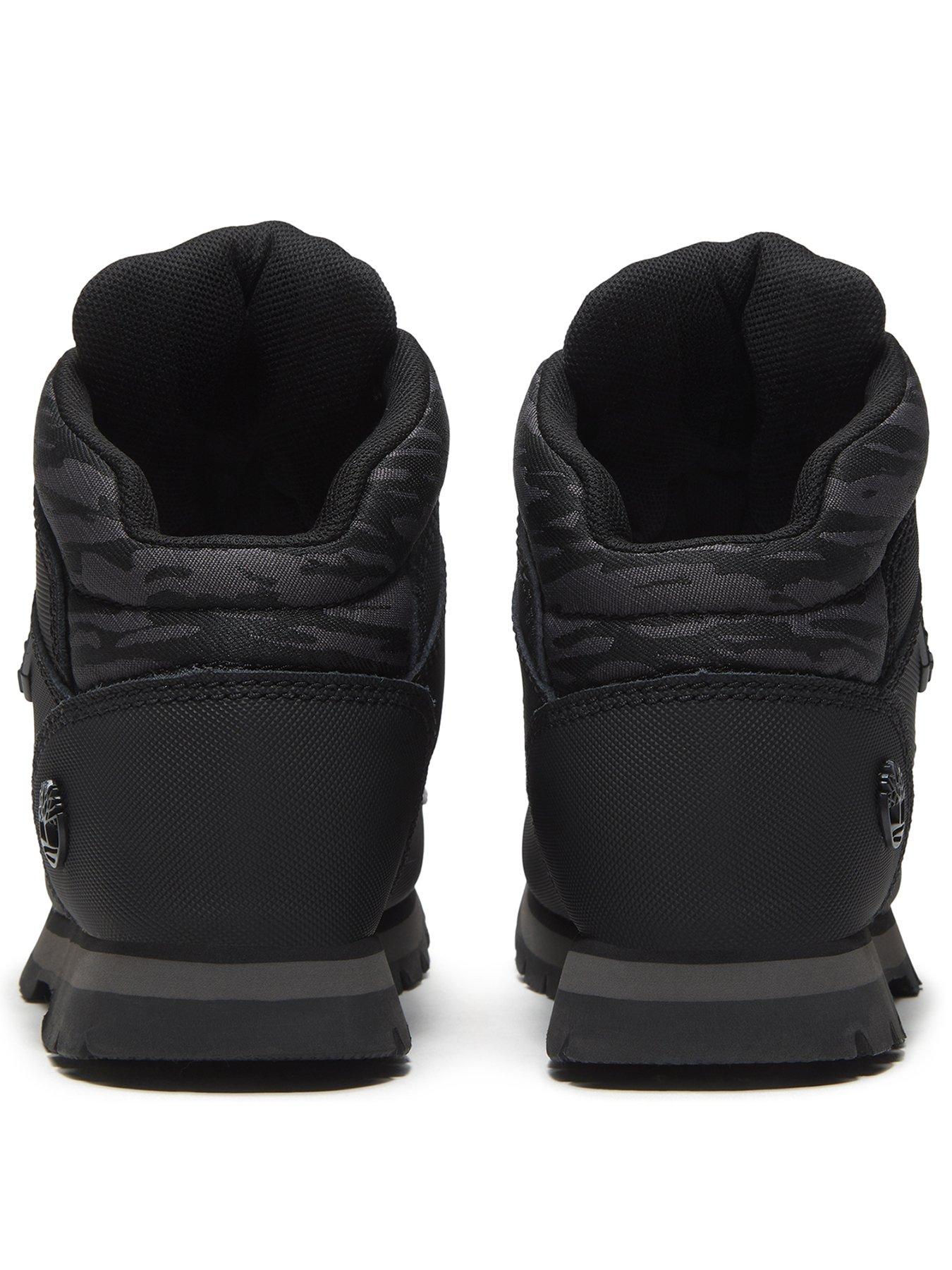 Image 3 of 7 of Timberland Boys Lace-Up Mid Boots - Black