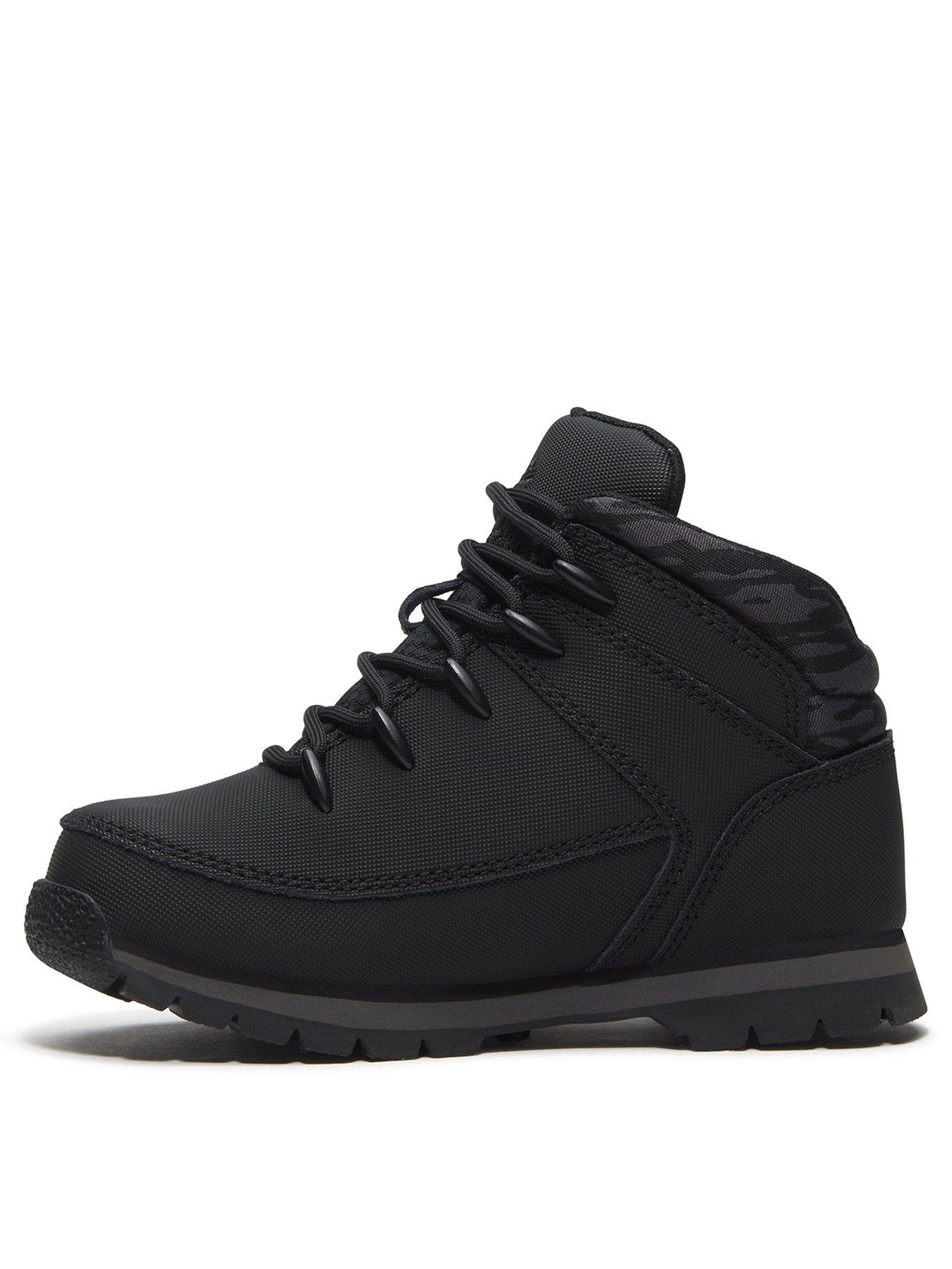 Image 6 of 7 of Timberland Boys Lace-Up Mid Boots - Black