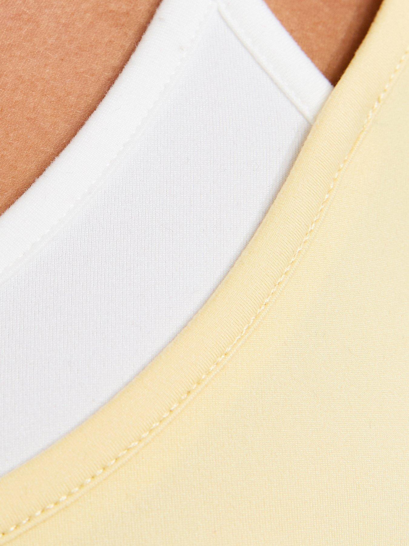 Image 5 of 5 of New Look 915 Girls 2 In 1 Halterneck Long Sleeve Top - Light Yellow