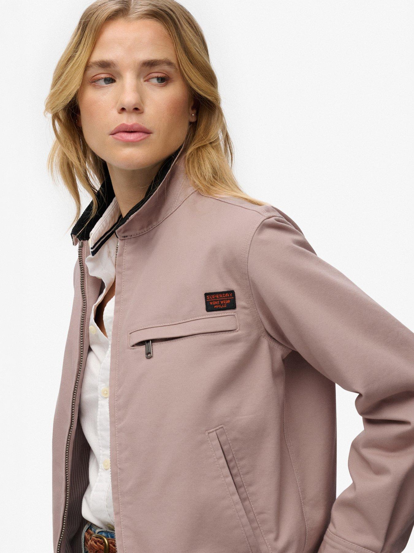 Image 6 of 7 of Superdry Cord Collar Ranch Jacket - Brown