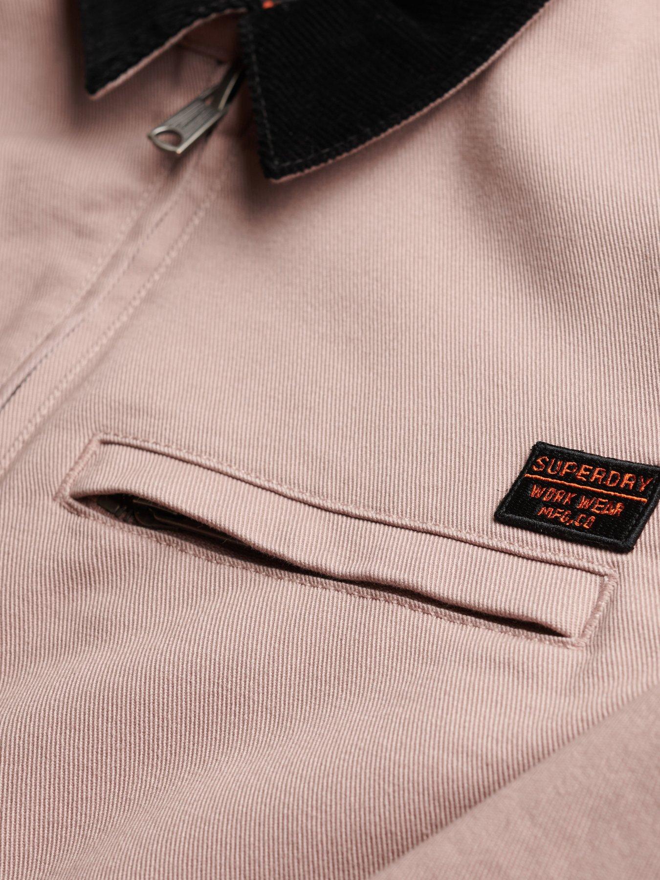 Image 7 of 7 of Superdry Cord Collar Ranch Jacket - Brown