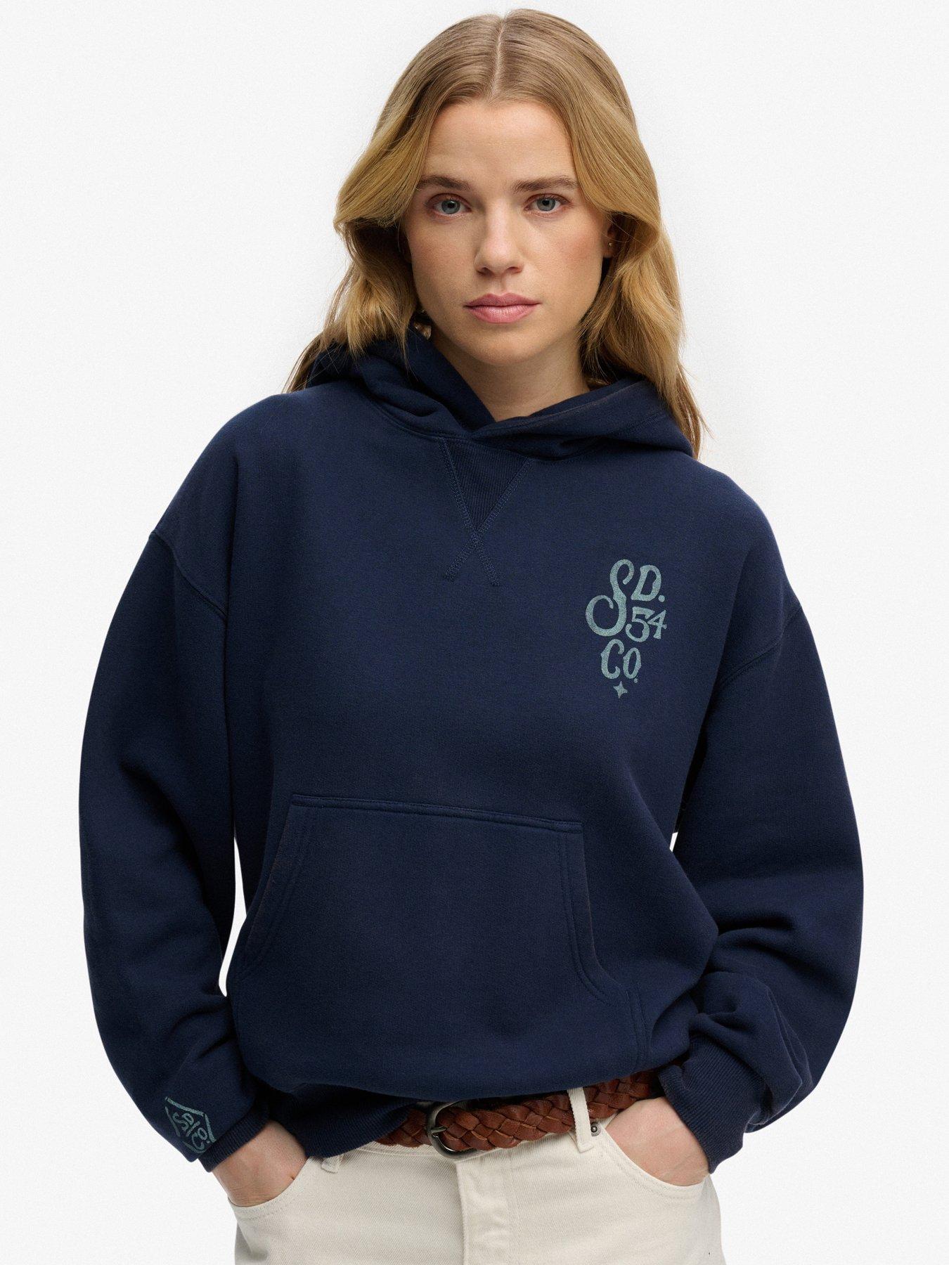 Superdry Heritage Hamptons Hoodie - Navy