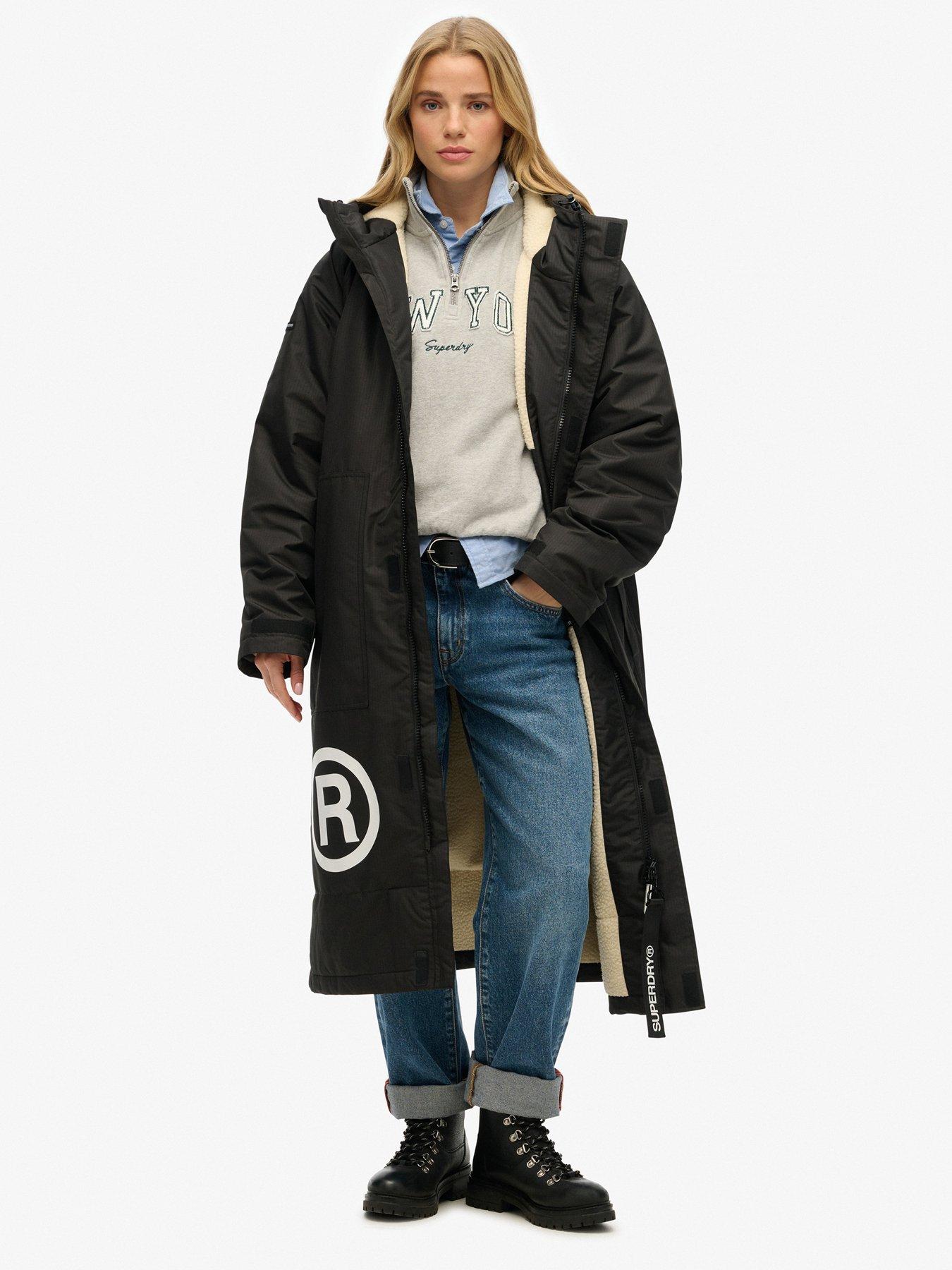 Superdry Superdry Robe - Black/White