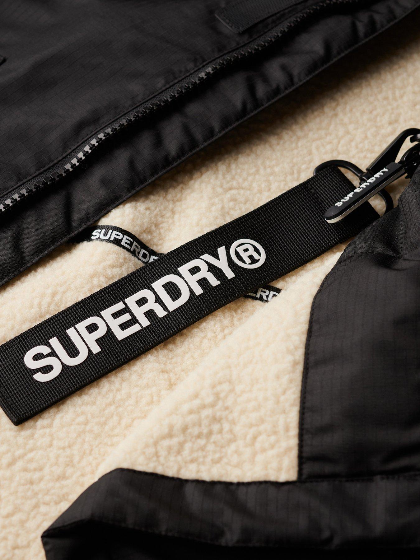 Image 6 of 6 of Superdry Superdry Robe - Black/White