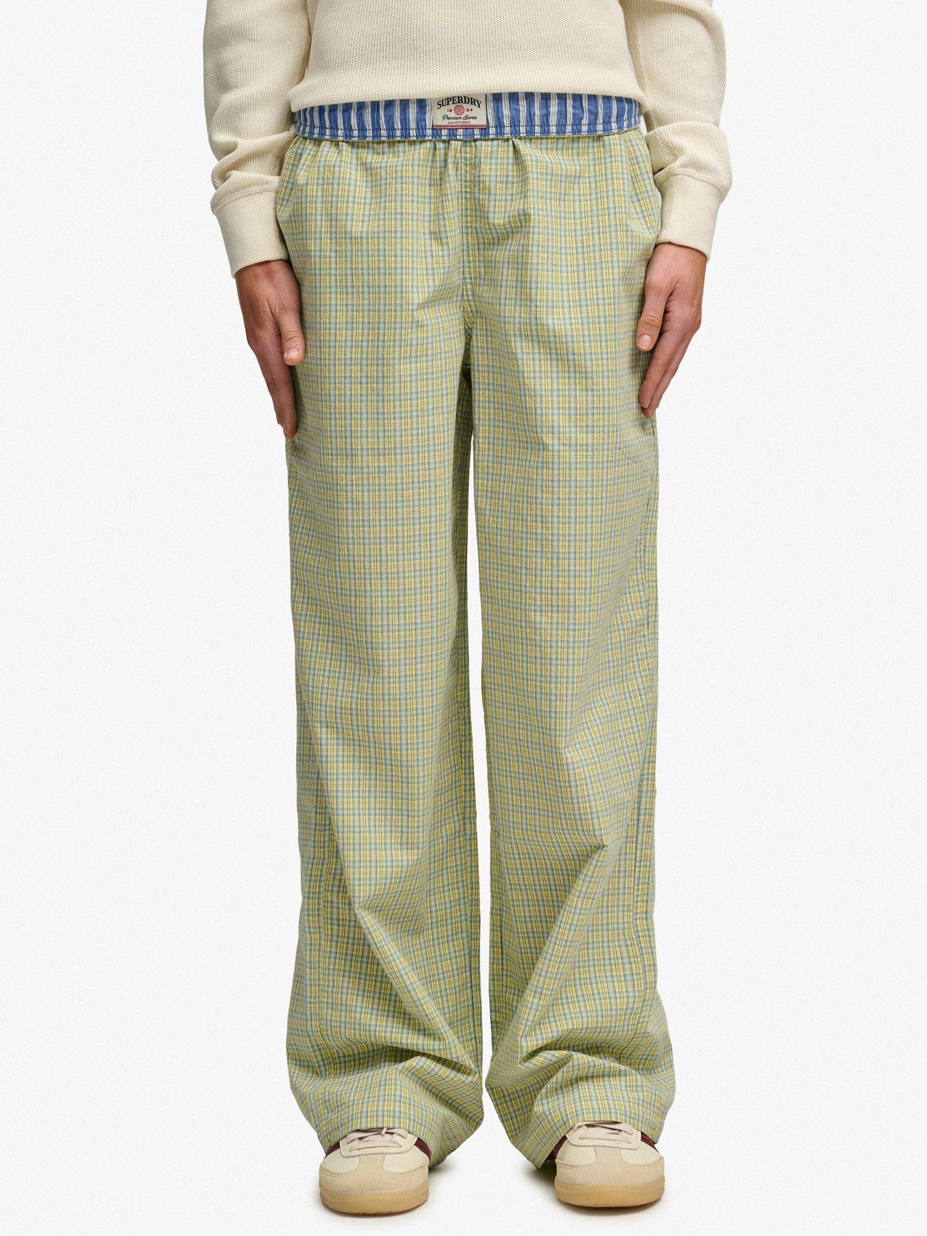 Superdry Mini Check Cotton Trouser
