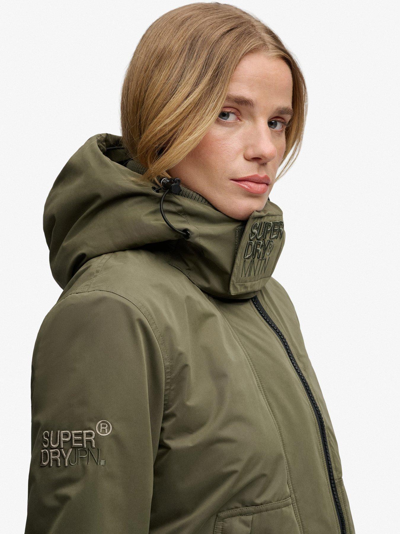 Image 5 of 7 of Superdry Hooded Microfibre Arctic Windcheater Jacket - Green