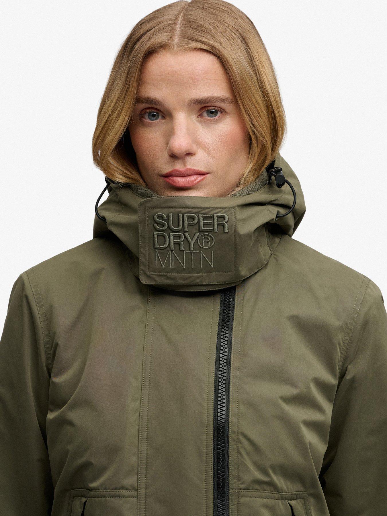 Image 6 of 7 of Superdry Hooded Microfibre Arctic Windcheater Jacket - Green