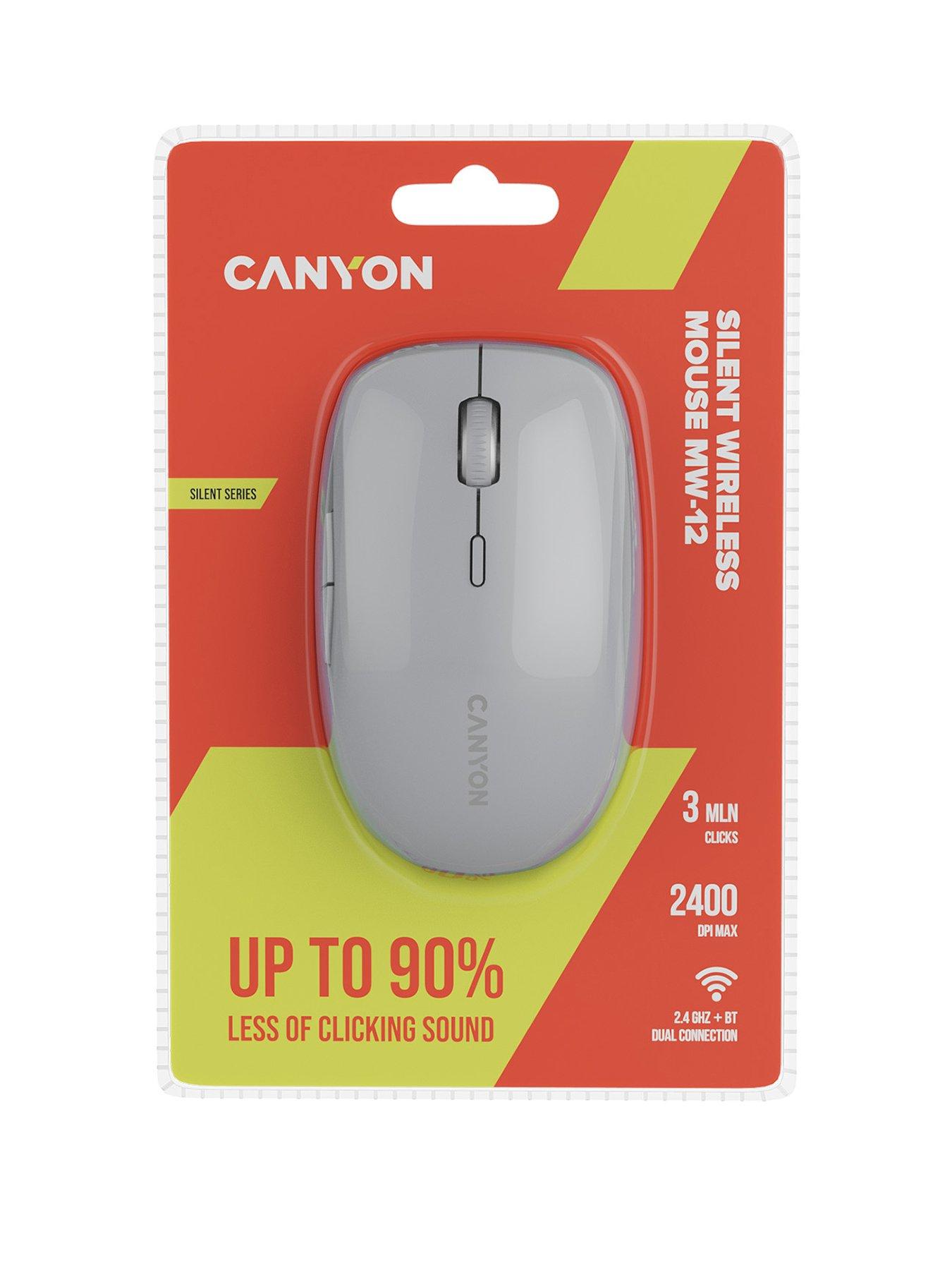 Canyon CANYON mouse MW-12 Dual band Wireless Dark grey