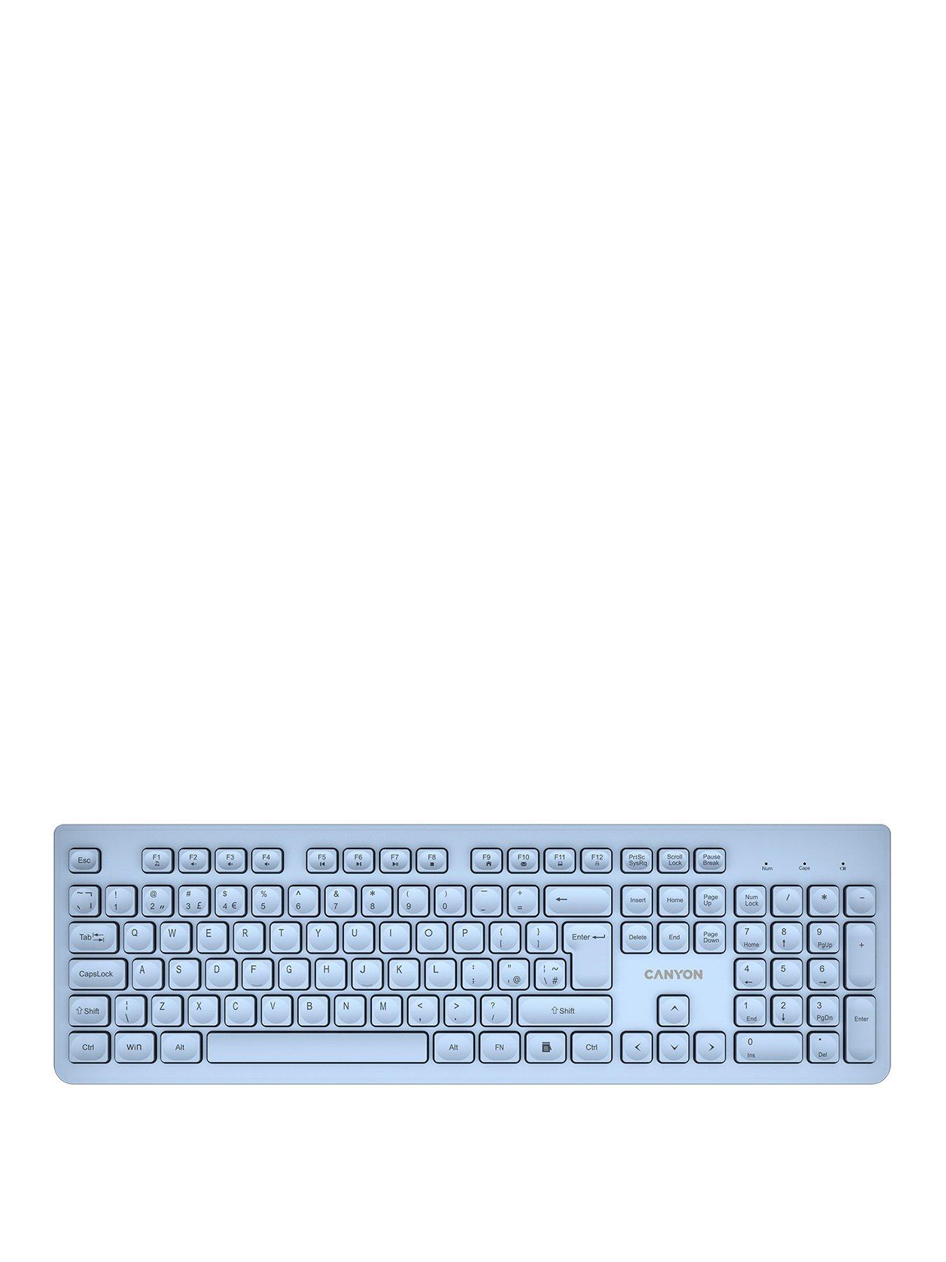 Canyon keyboard HKB-W01 Wireless Blue