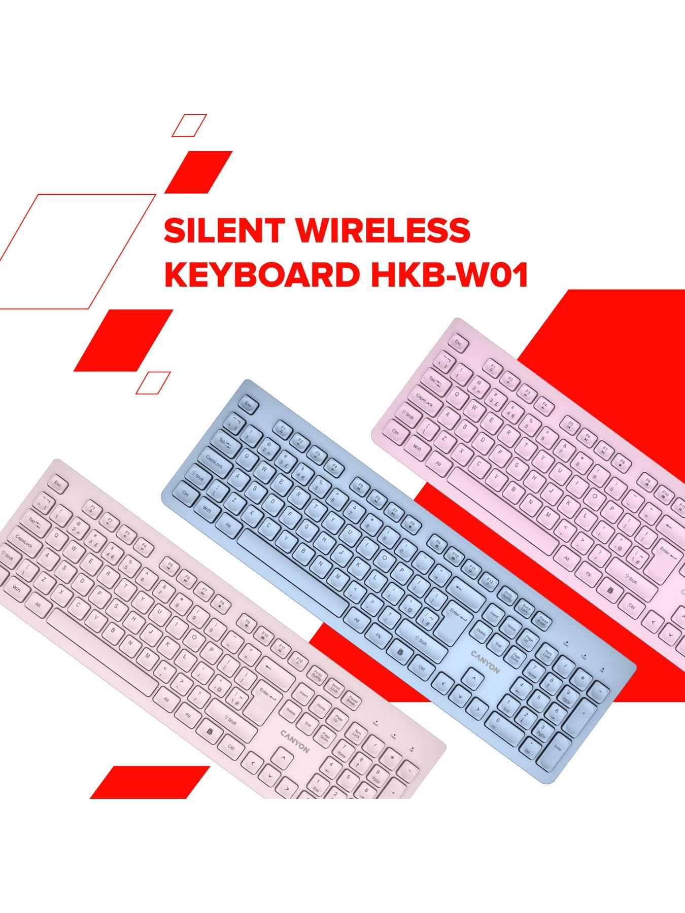 Image 2 of 7 of Canyon keyboard HKB-W01 Wireless Blue