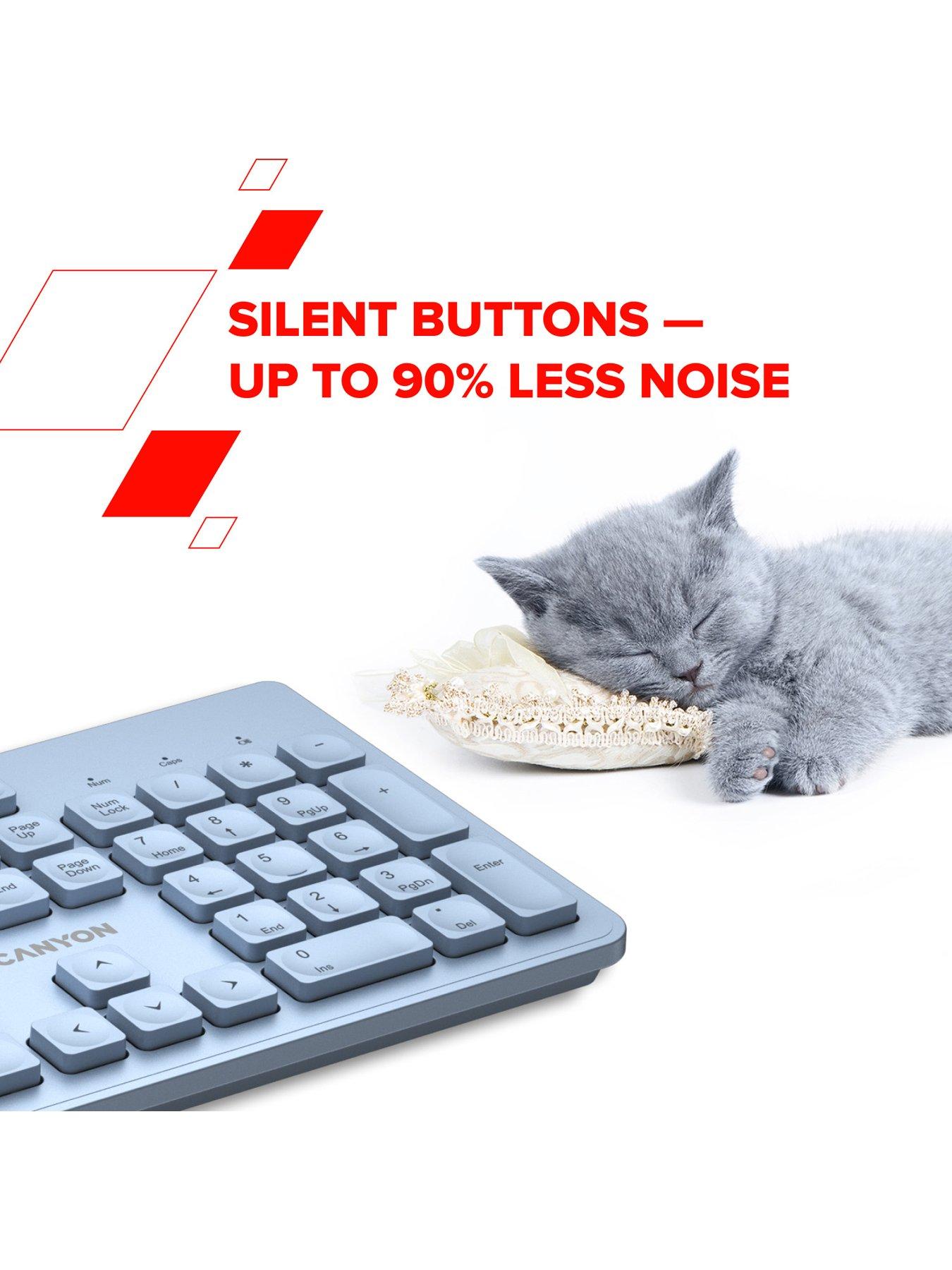 Image 3 of 7 of Canyon keyboard HKB-W01 Wireless Blue
