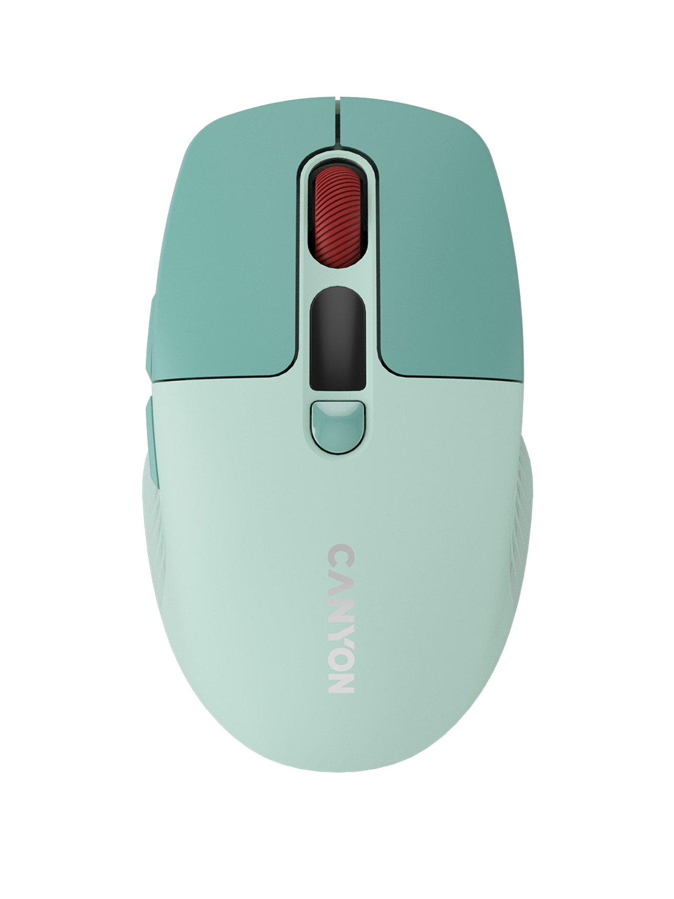 Image 1 of 7 of Canyon CANYON mouse MW-26 LCD Silent Dual Mode Wireless Green