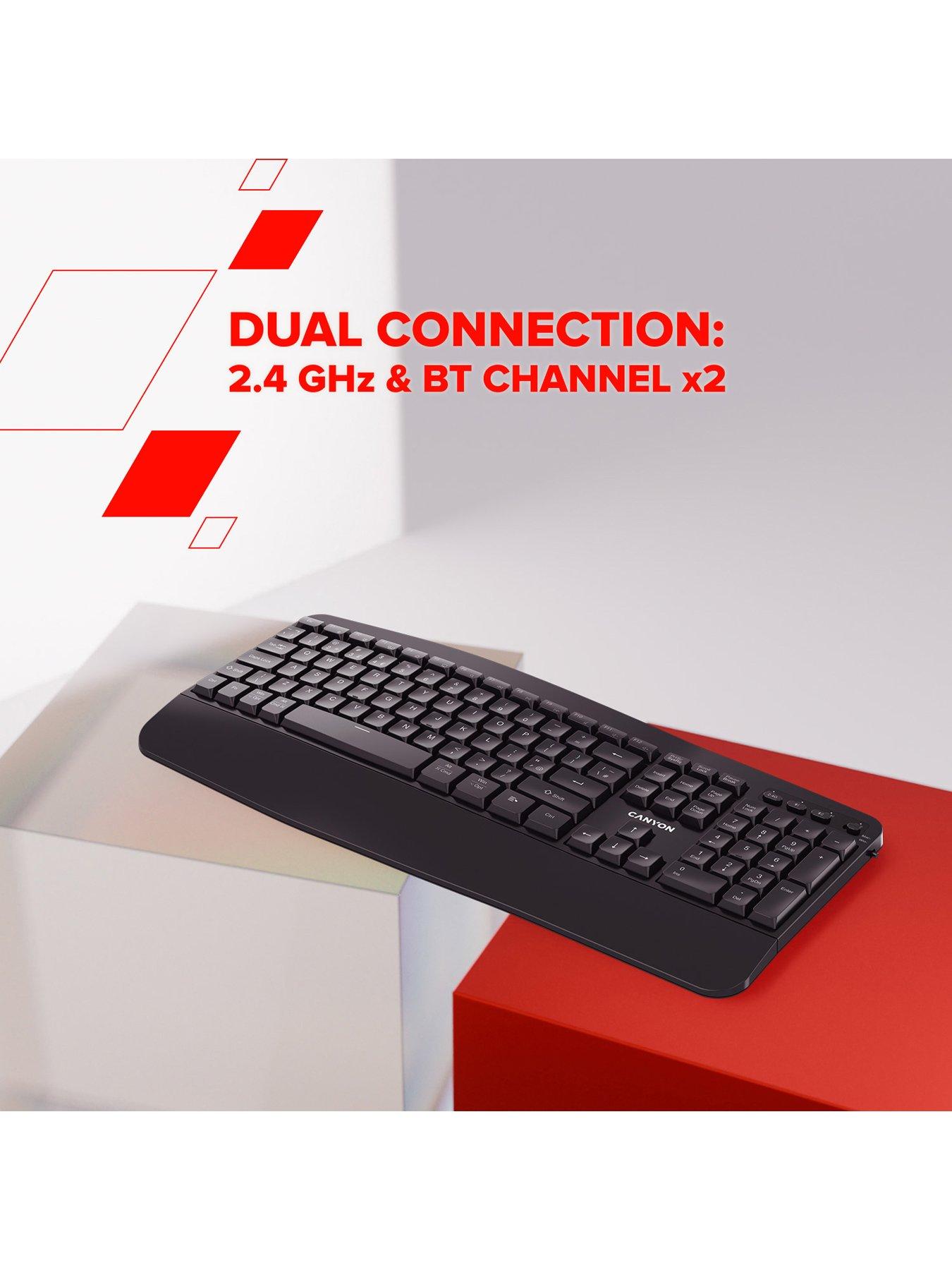 Image 4 of 7 of Canyon CANYON keyboard HKB-W6 Wireless Black