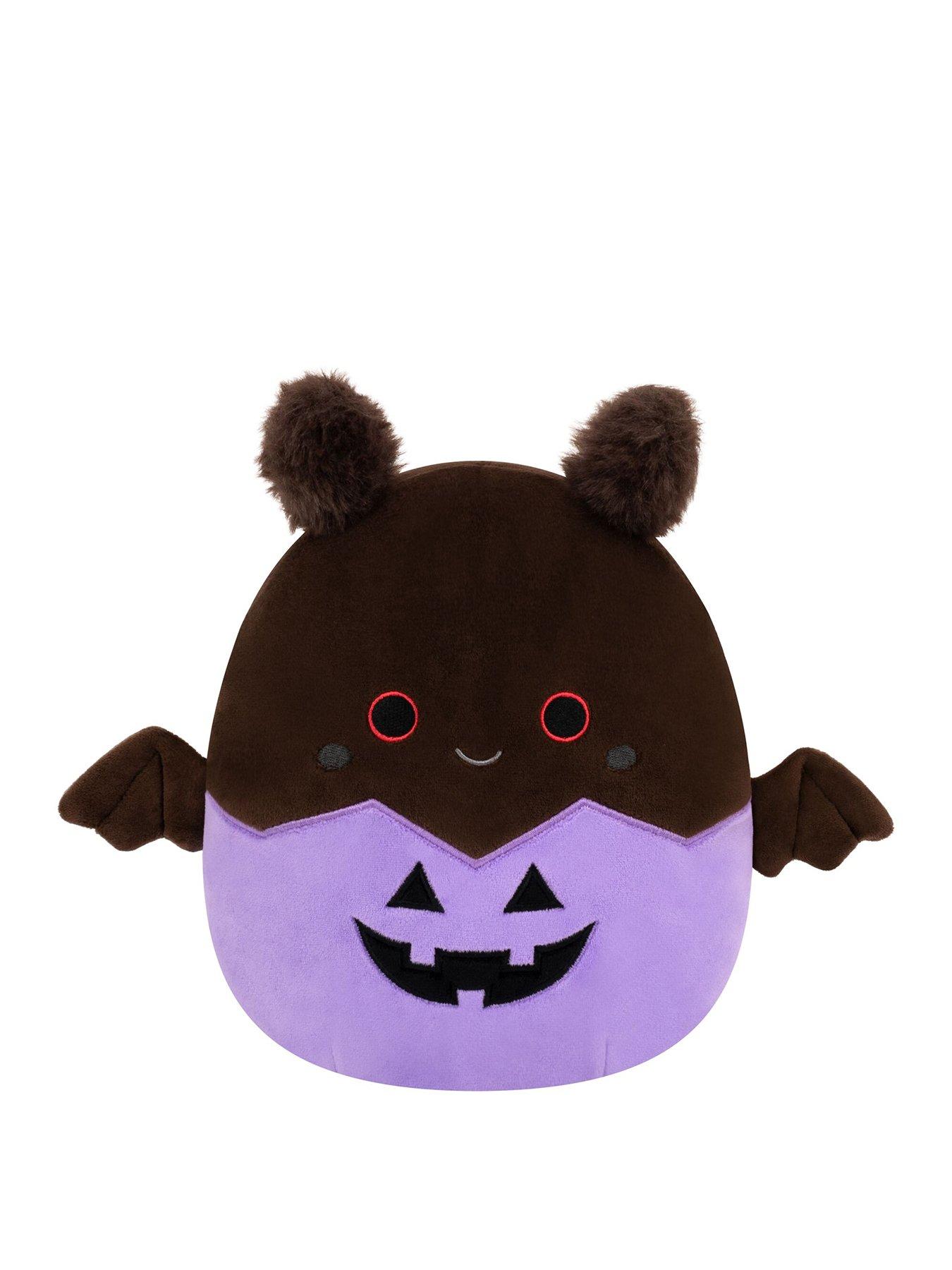 Image 1 of 7 of Squishmallows Squishmallows Black Mothman Spooky Jack O' Lantern Perkin Plush Toy