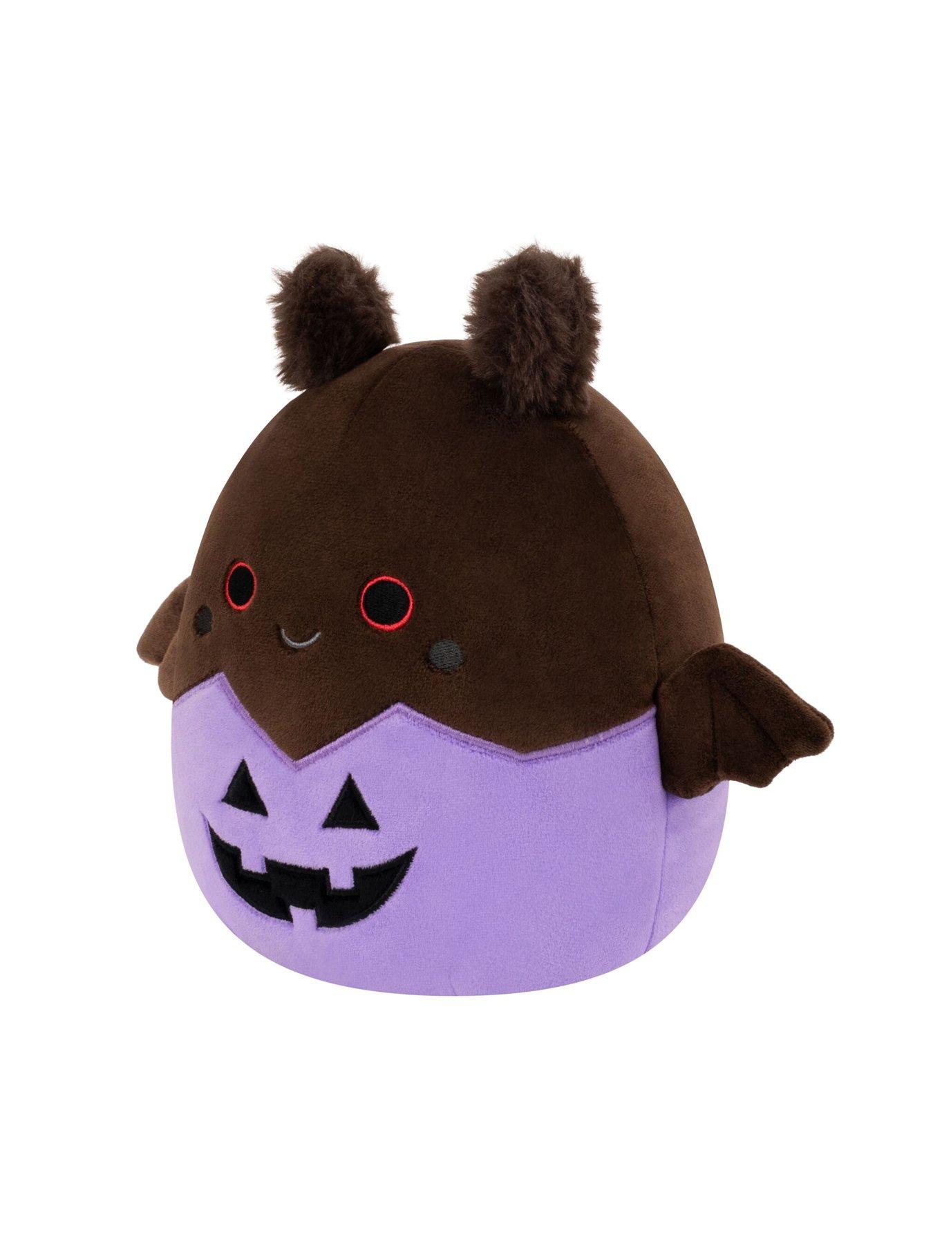 Image 2 of 7 of Squishmallows Squishmallows Black Mothman Spooky Jack O' Lantern Perkin Plush Toy