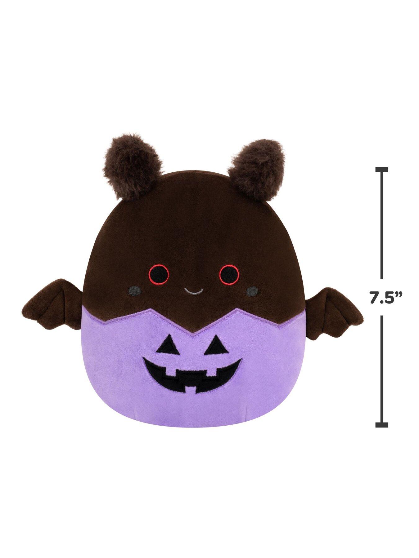 Image 5 of 7 of Squishmallows Squishmallows Black Mothman Spooky Jack O' Lantern Perkin Plush Toy
