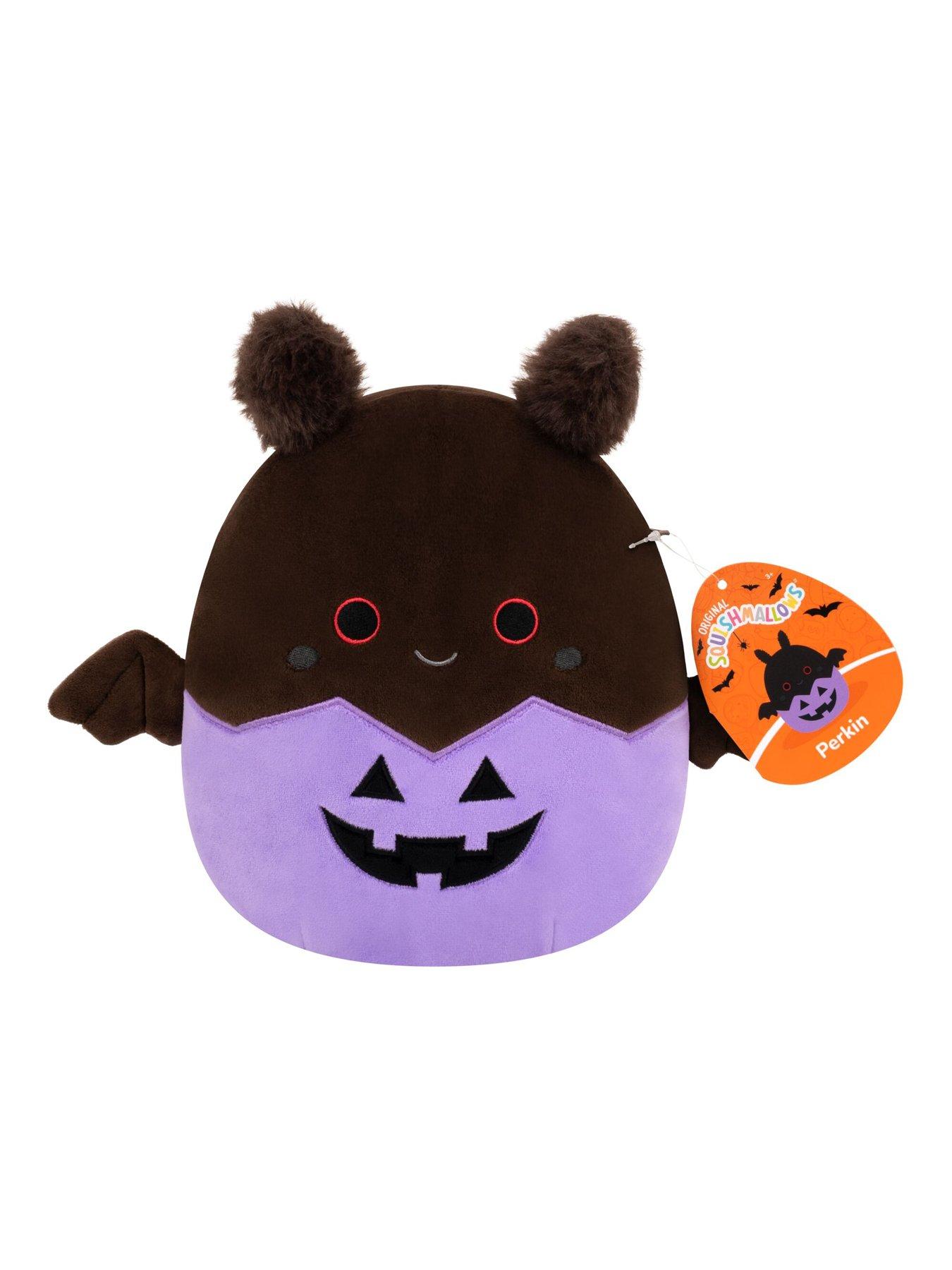 Image 6 of 7 of Squishmallows Squishmallows Black Mothman Spooky Jack O' Lantern Perkin Plush Toy
