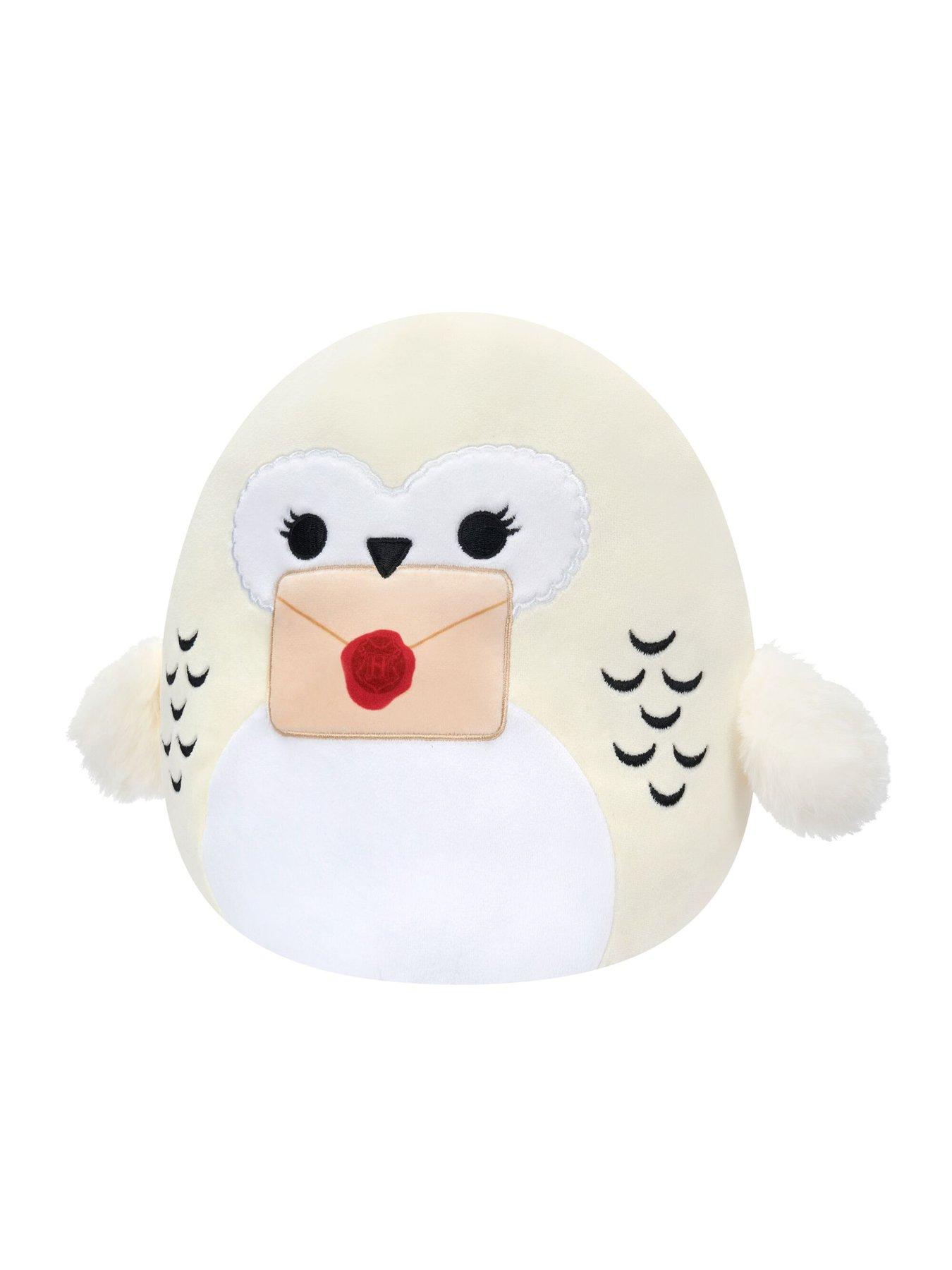 Image 2 of 6 of Squishmallows SQWB - Little Plush (8" WB - Harry Potter - Hedwig Holding Letter) (CP of 6 - Polybagged + UPC Sticker)
