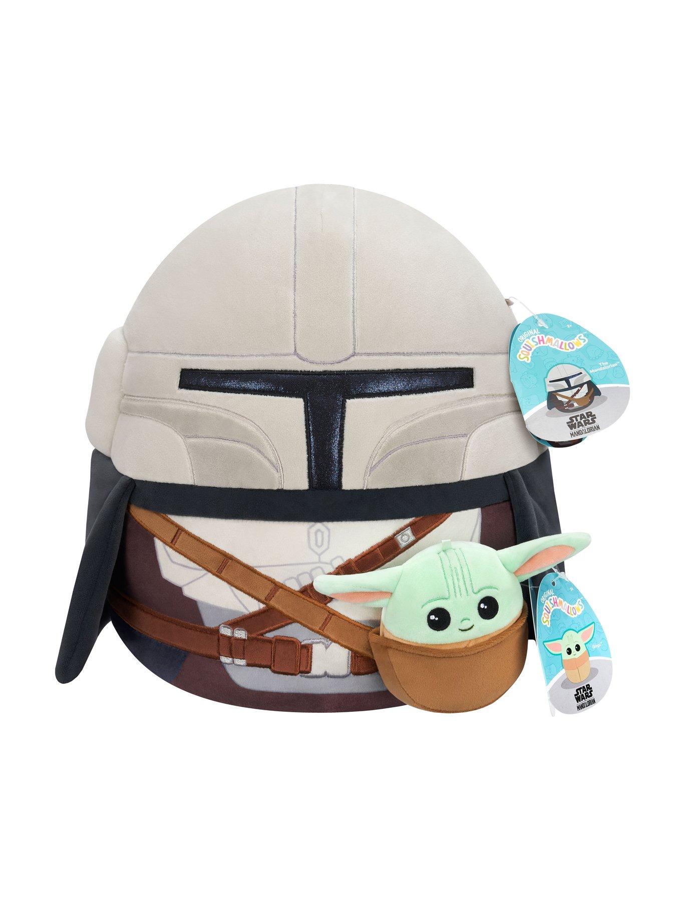 Image 2 of 7 of Squishmallows SQDI - Medium Plush (Squishmallows) (12" Mandalorian with 3.5" Grogu) (INT Exclusive) (CP of 6 - Polybagged + UPC Sticker)
