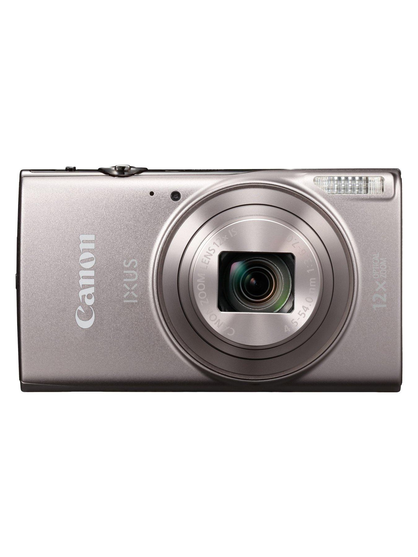 Image 2 of 6 of Canon Canon Ixus 285 HS A 20MP 12x Zoom Compact Camera - Silver - Camera + 64GB MicroSD Card + Case