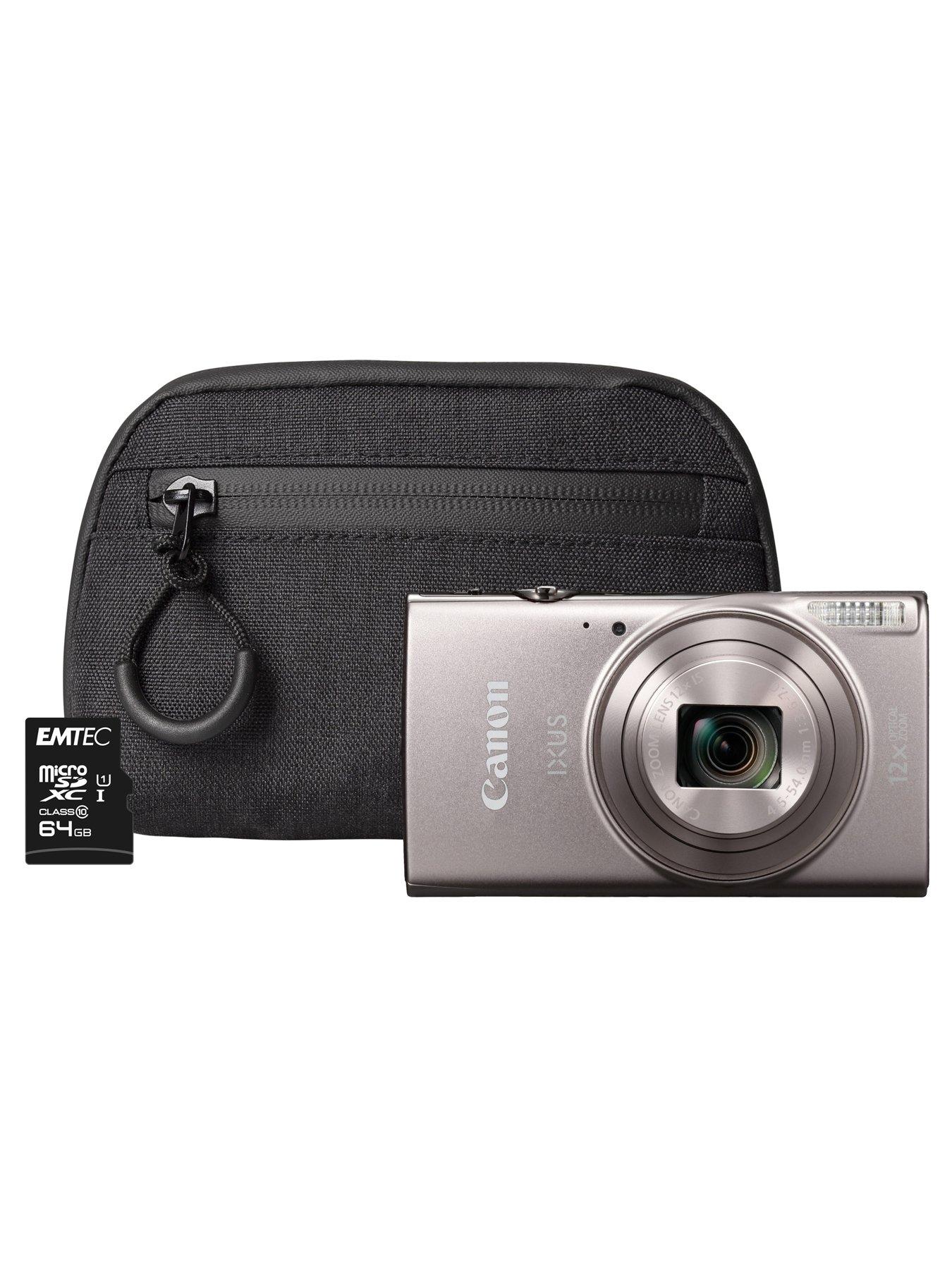 Image 6 of 6 of Canon Canon Ixus 285 HS A 20MP 12x Zoom Compact Camera - Silver - Camera + 64GB MicroSD Card + Case
