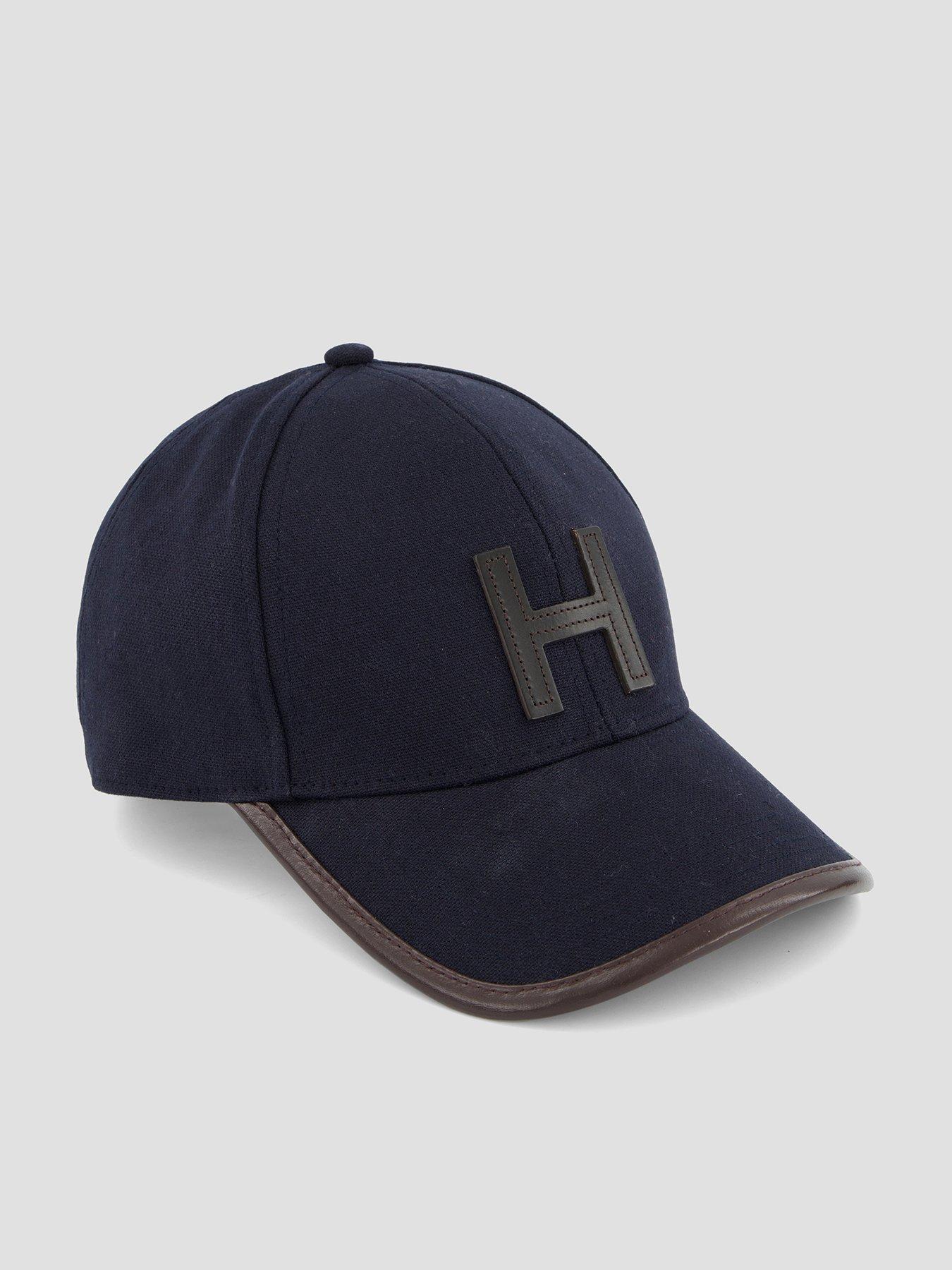 Hackett H Trim Cotton Baseball Cap - Blue